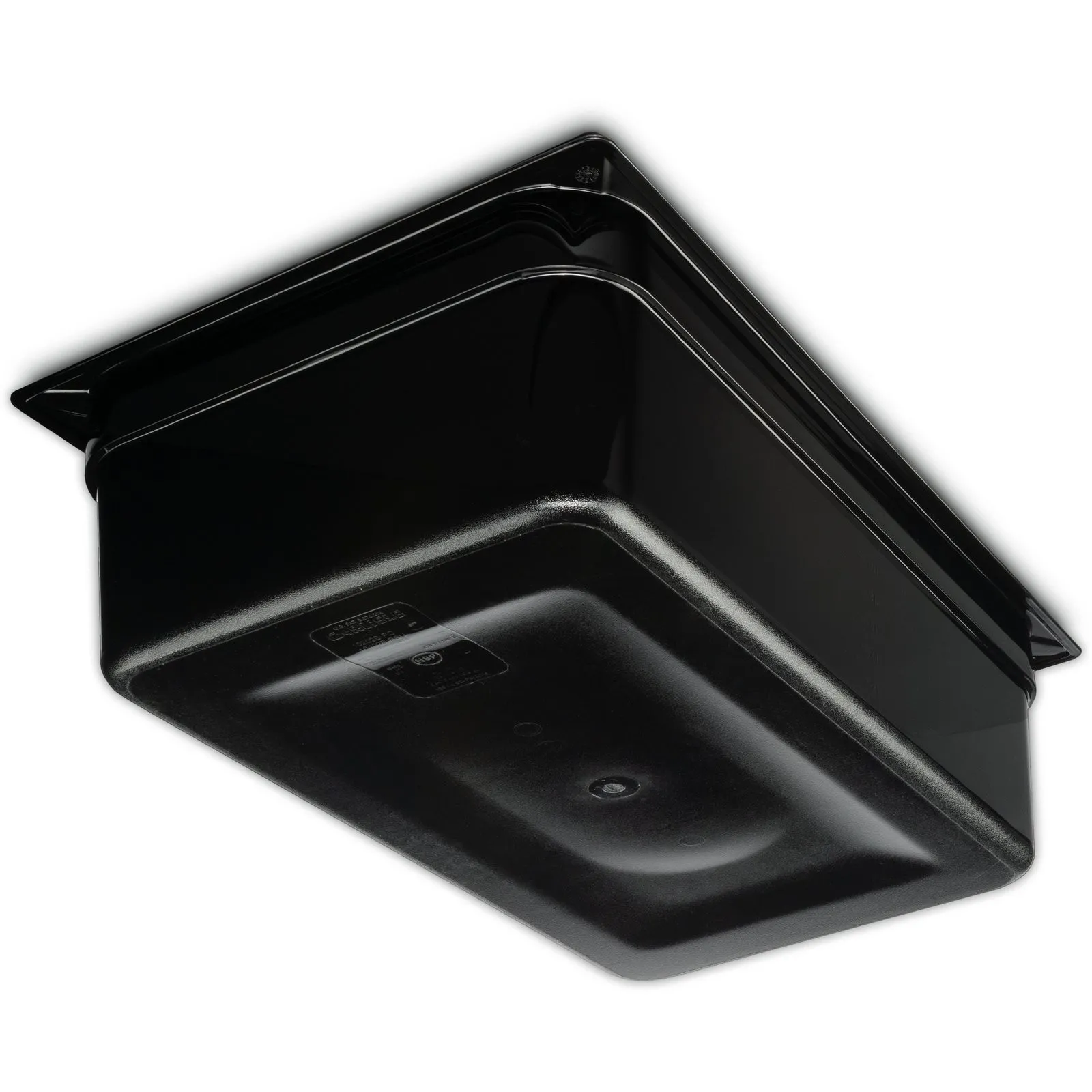Carlisle 10202B03 - StorPlus Polycarbonate Food Pan Full-Size, 150mm Deep - Black