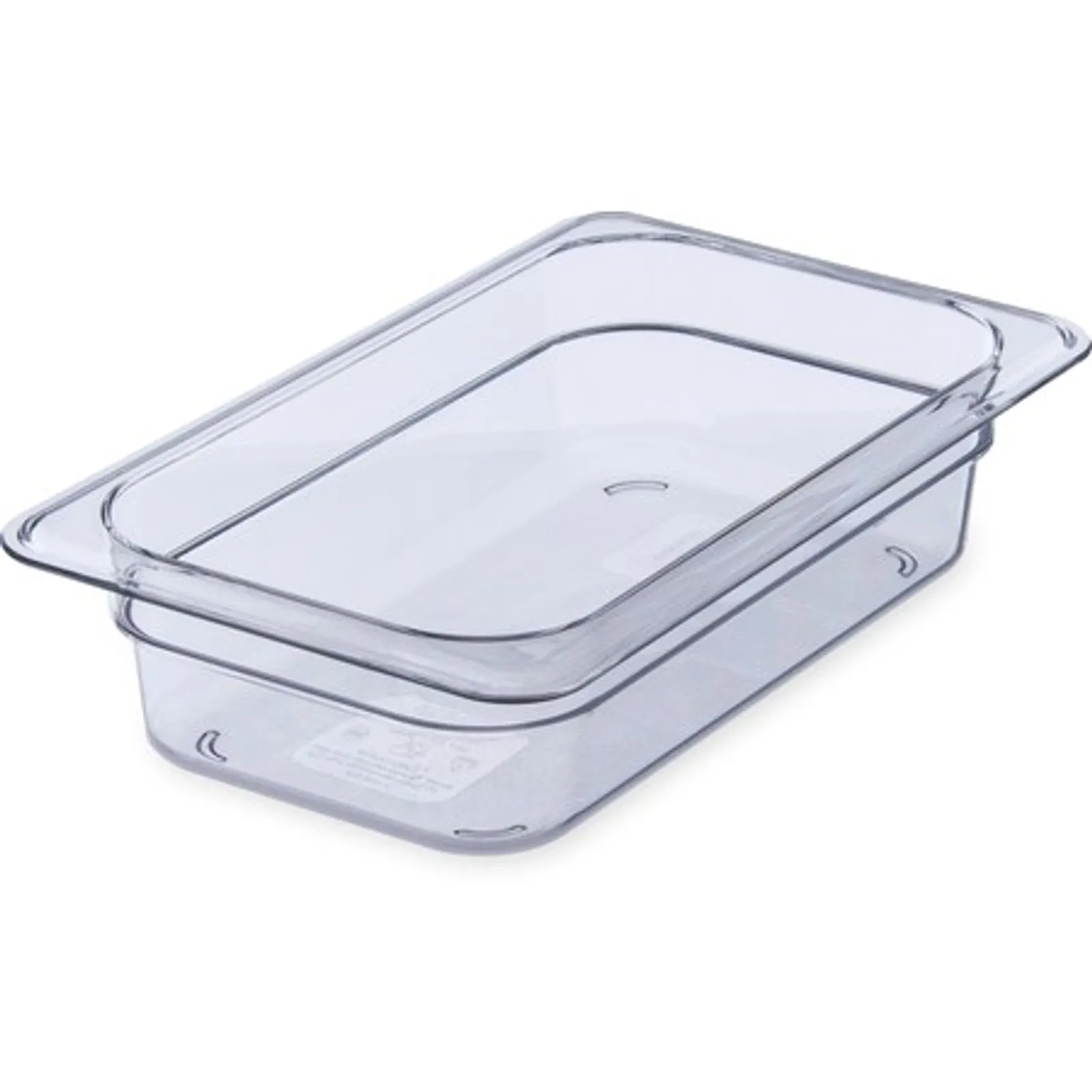 Carlisle 3068007 - StorPlus Polycarbonate Food Pan 1/4 Size, 65mm Deep - Clear