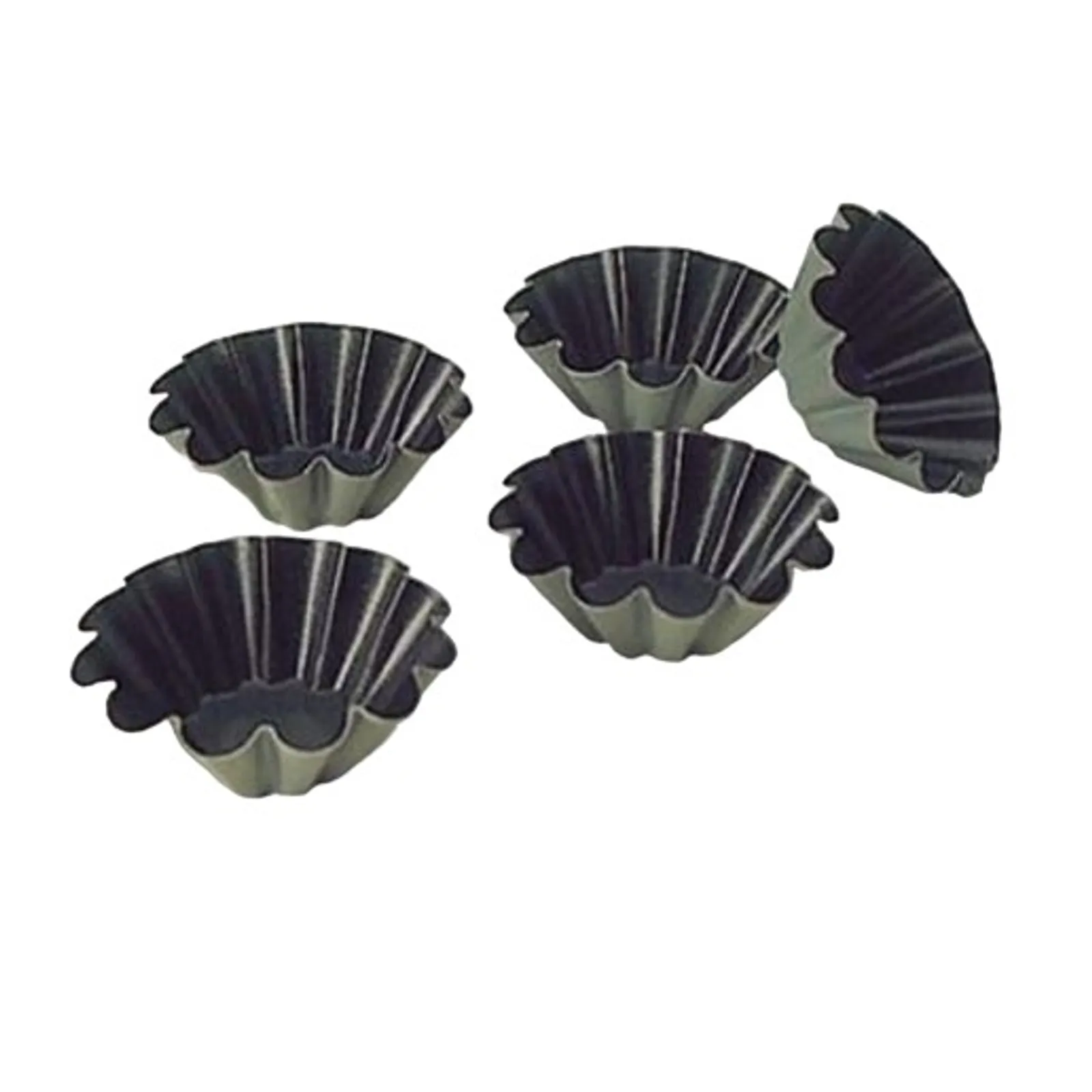 Matfer Bourgeat 330626 - Exopan Brioche Mold 9cm Non-Stick (Pack of 12)