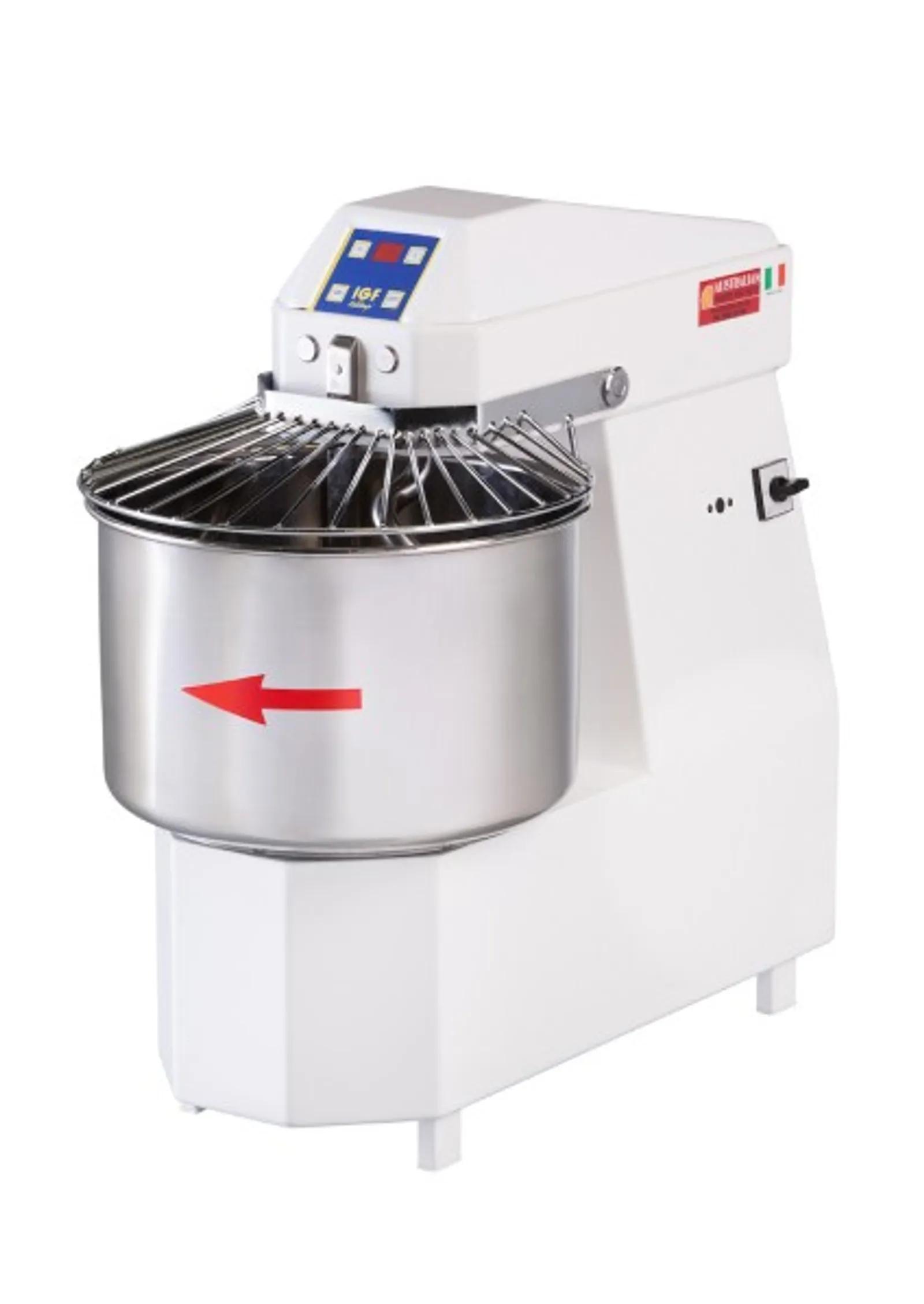 IGF 2200 S38T - Fixed Head Spiral Mixer with Timer 40L