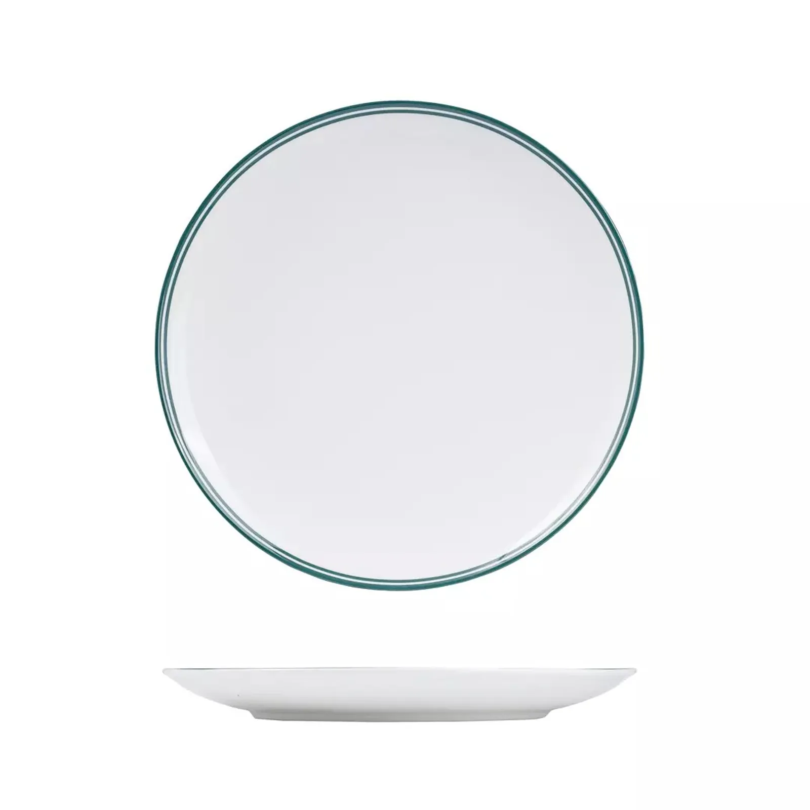 Rak Porcelain NPR29-G Nano Cru Green - Round Coupe Plate 290mm
