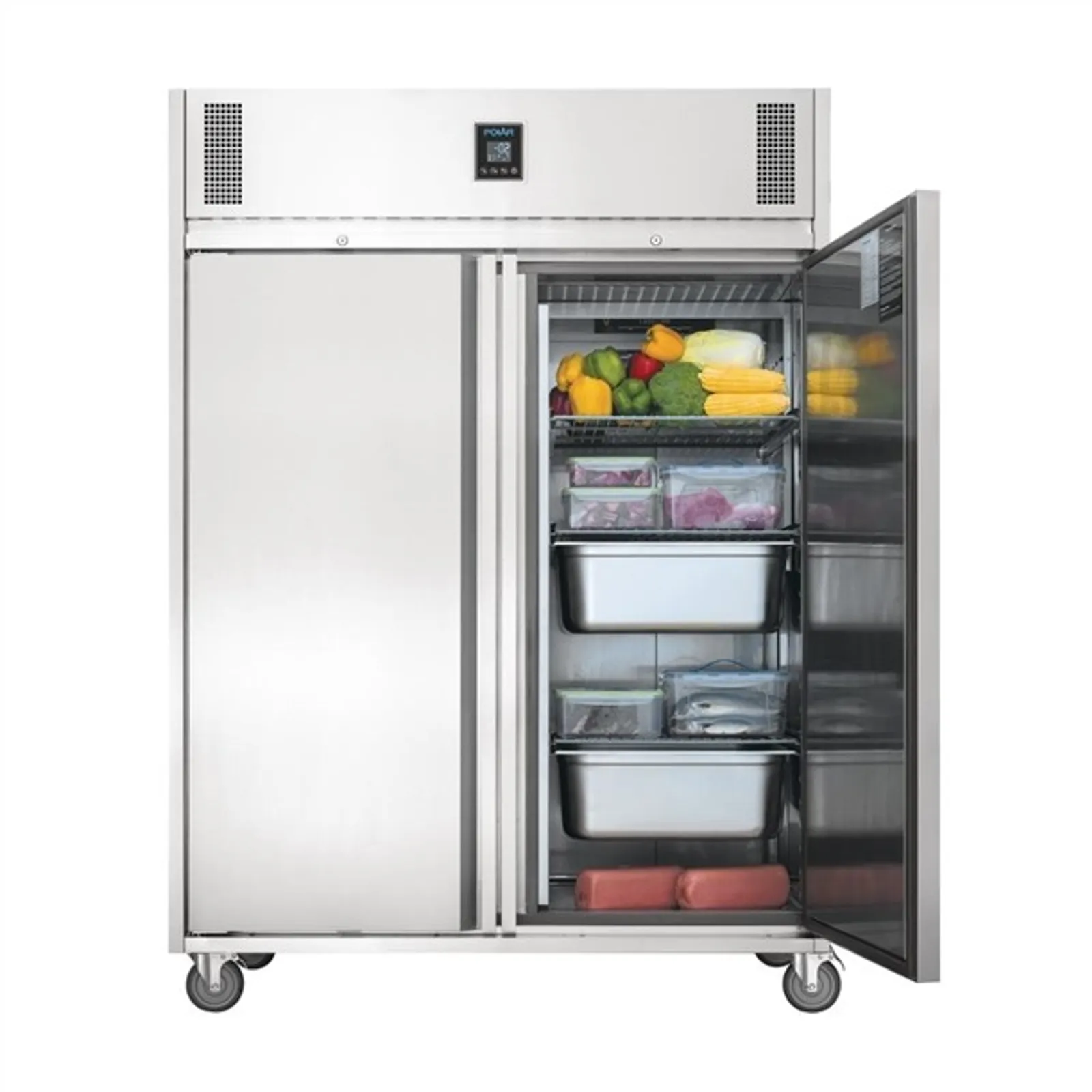 Polar UA003-A U-Series - Premium Double Door Fridge 1170Ltr