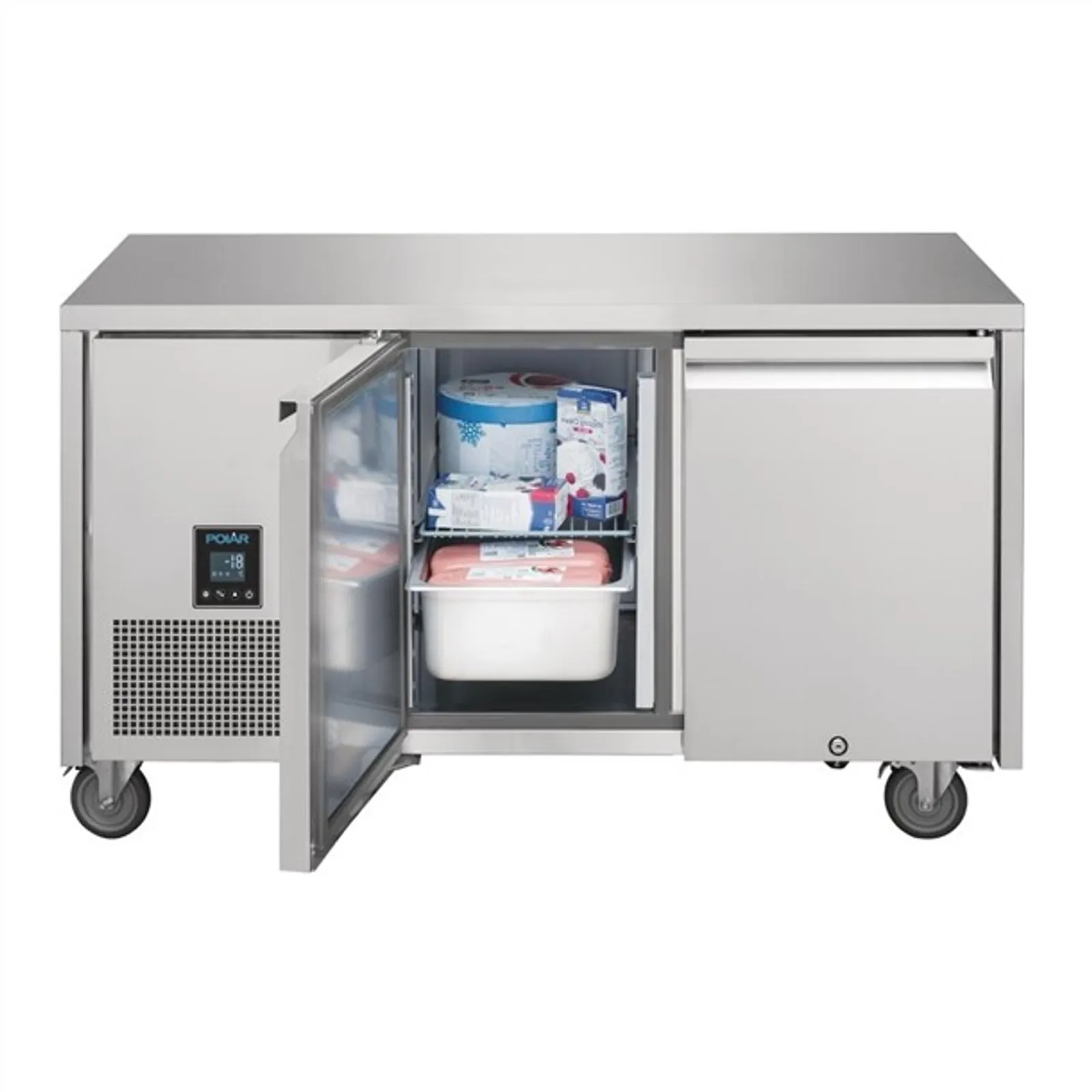 Polar UA006-A U-Series - Premium Double Door Counter Freezer 267tr