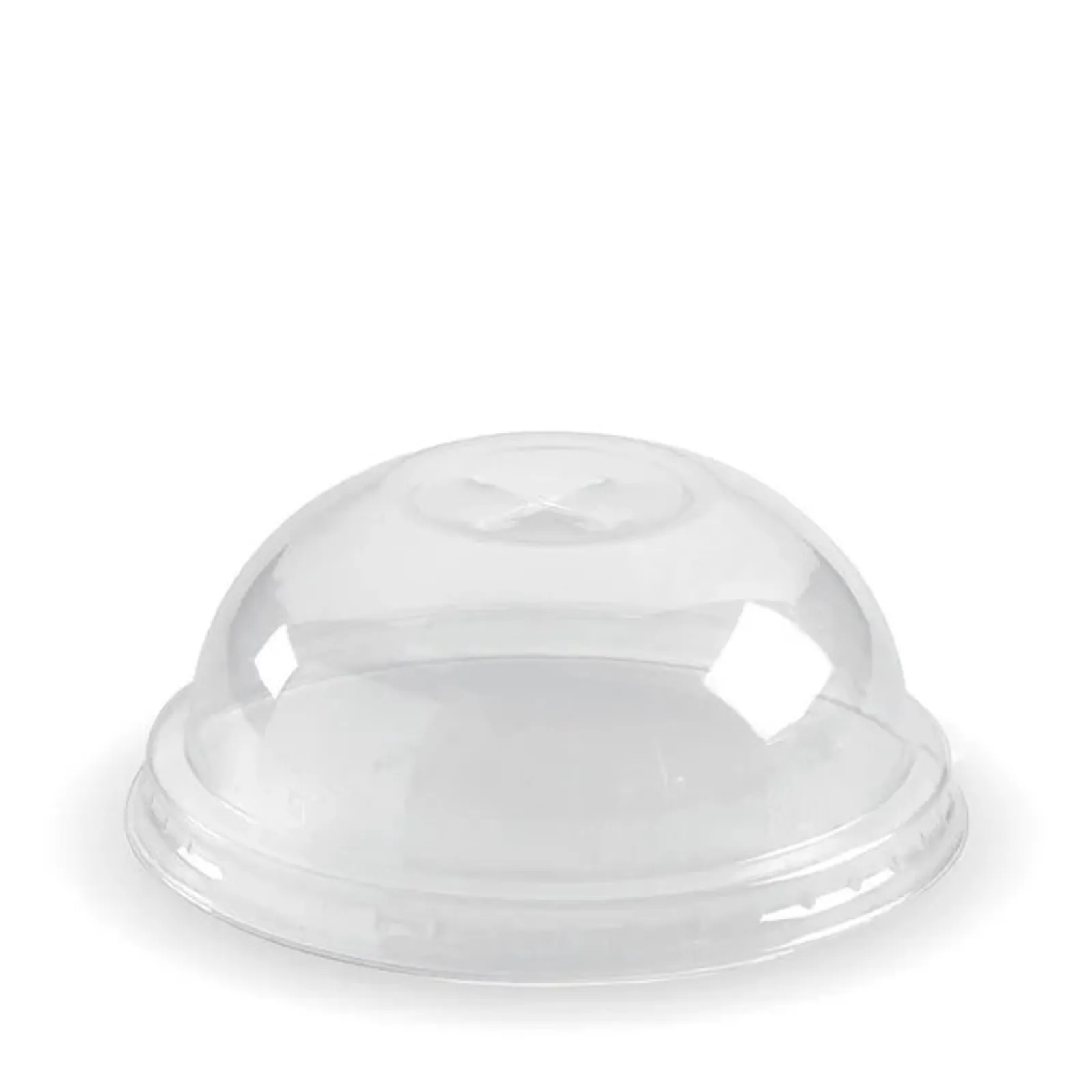 BioPak C-76D(X) - 60-280ml Dome Clear BioCup Lid