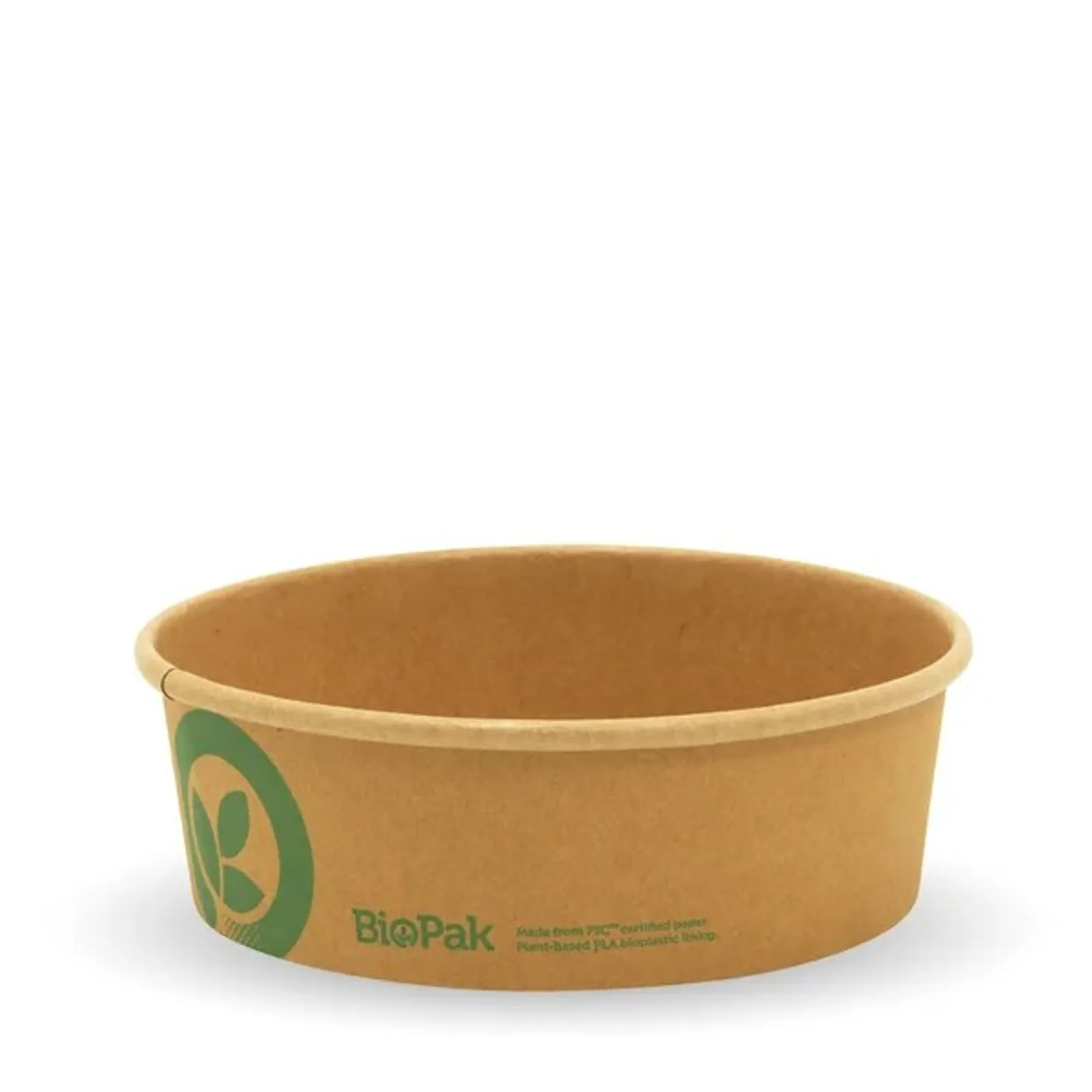 BioPak BB-BL-SMALL - 500ml Small Kraft BioBowl