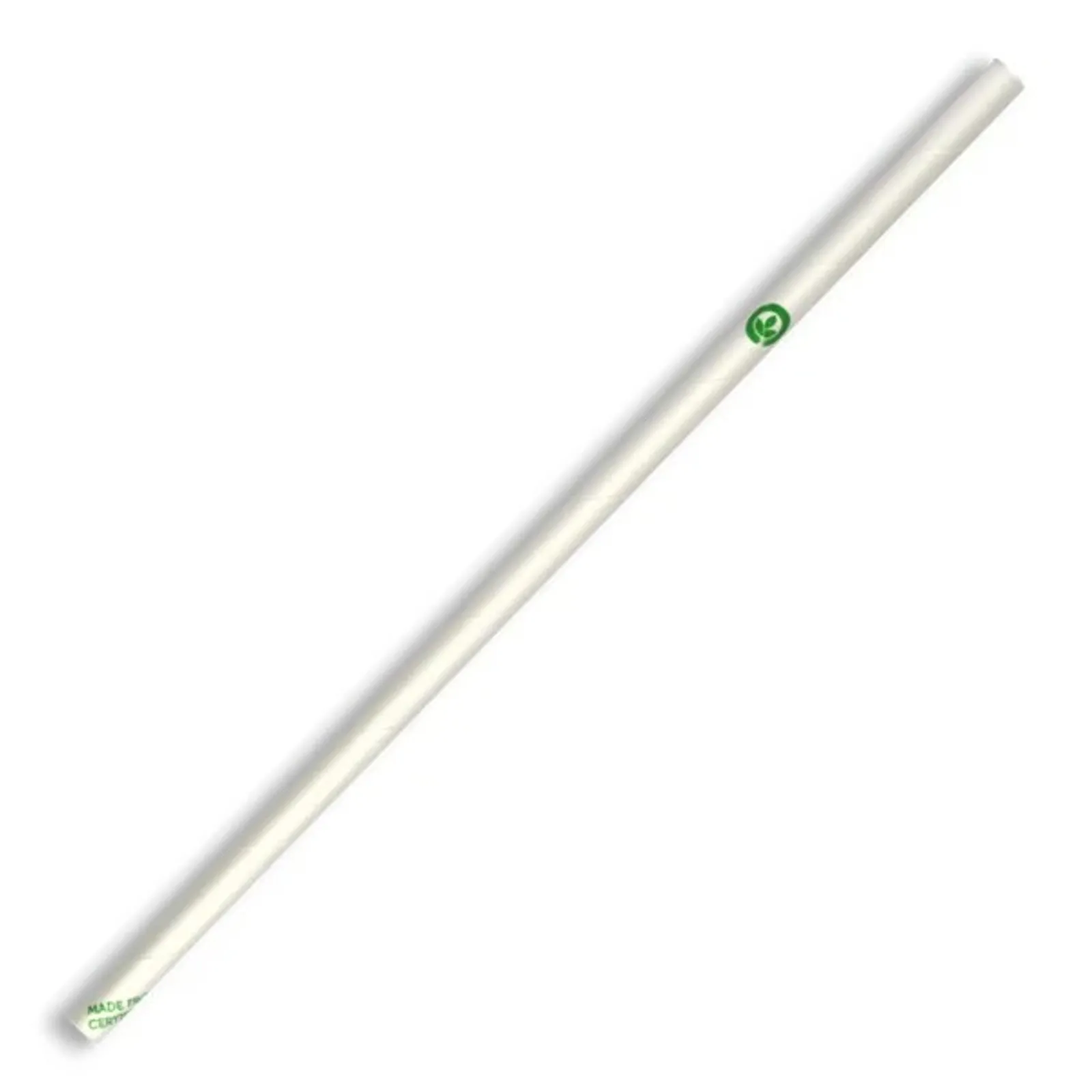 BioPak JP-PBS-6X197-W - 6mm Regular White BioStraw