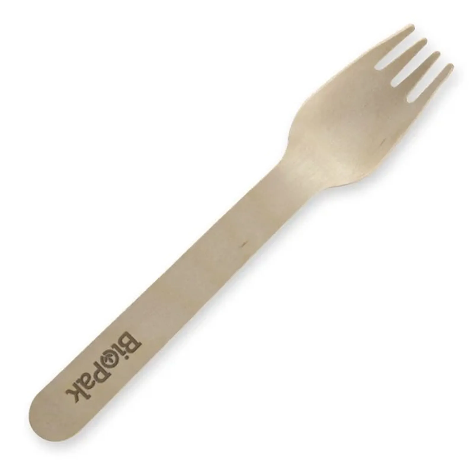 BioPak HY-16F-COATED - 16cm Coated Wood Fork