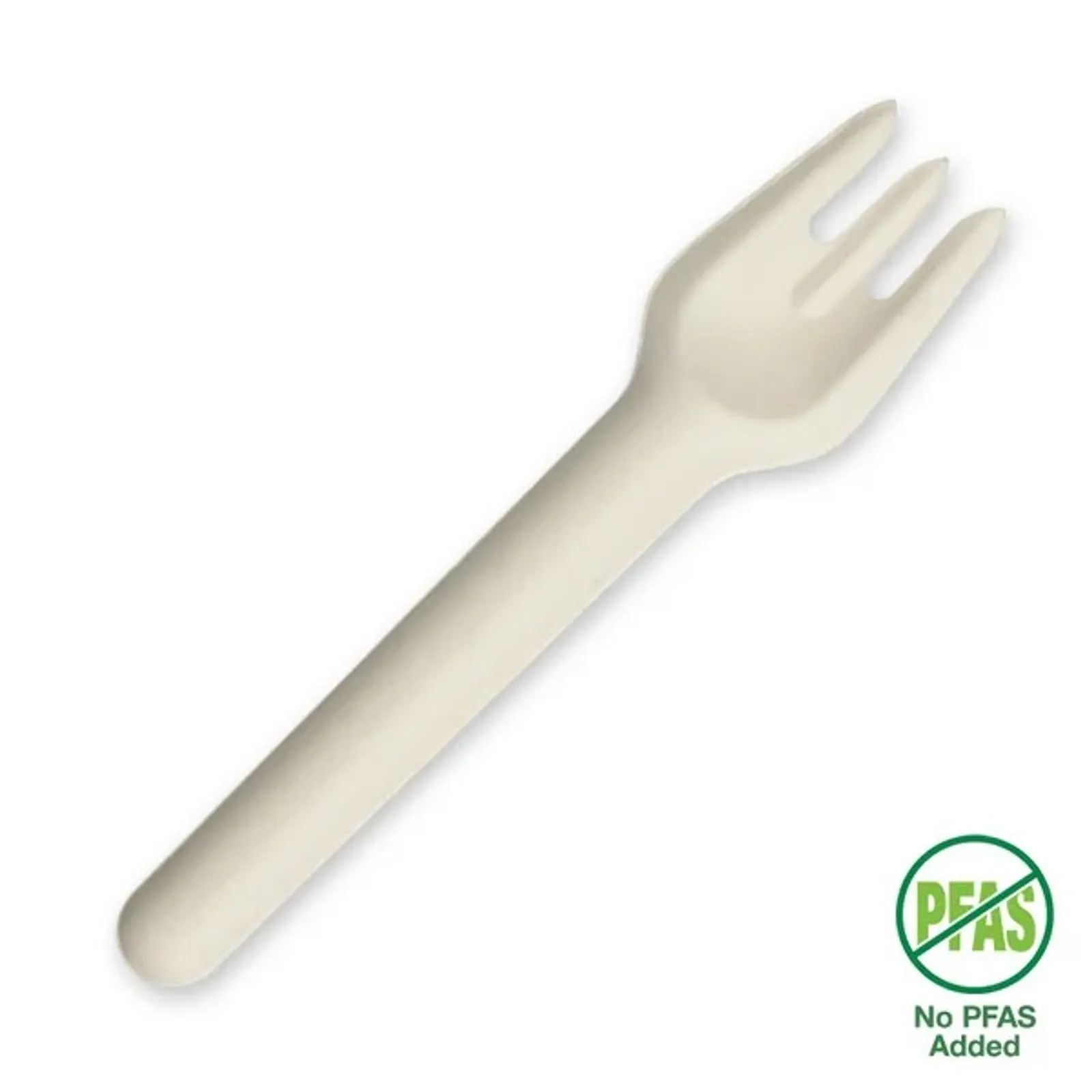 BioPak B-CUT-154F-W - 15cm Plant Fibre Fork