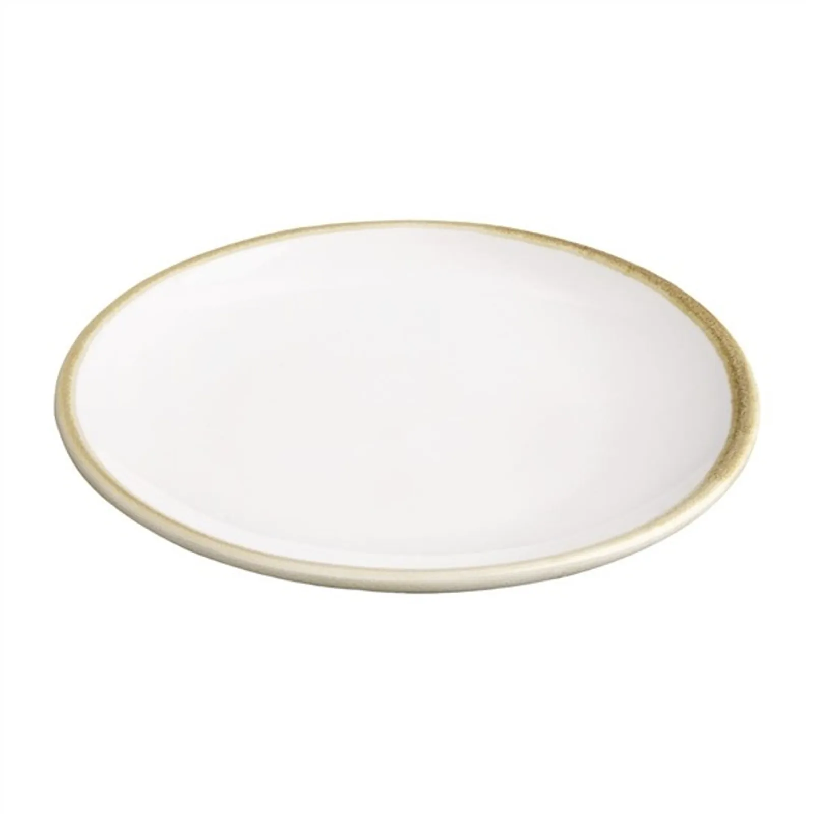 Olympia FB999 - Olympia Kiln Chalk Coupe Plate - 228mm 9" (Box 6)