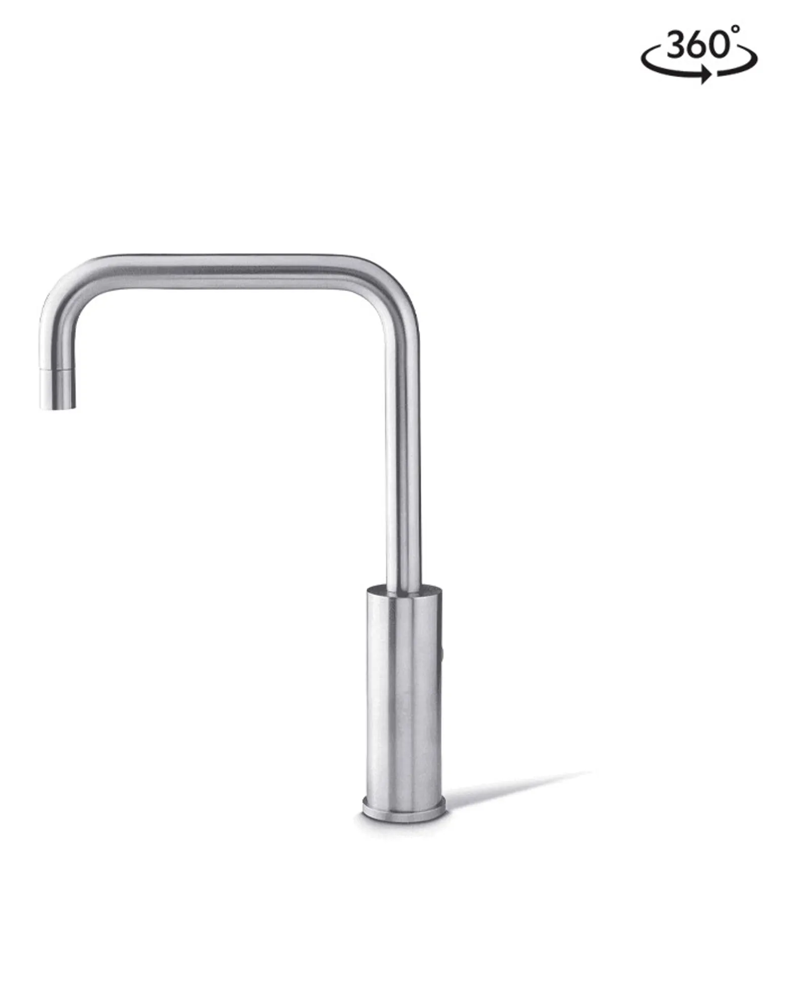 Zip 93872 - Cube Mixer Tap Mains Brushed Chrome