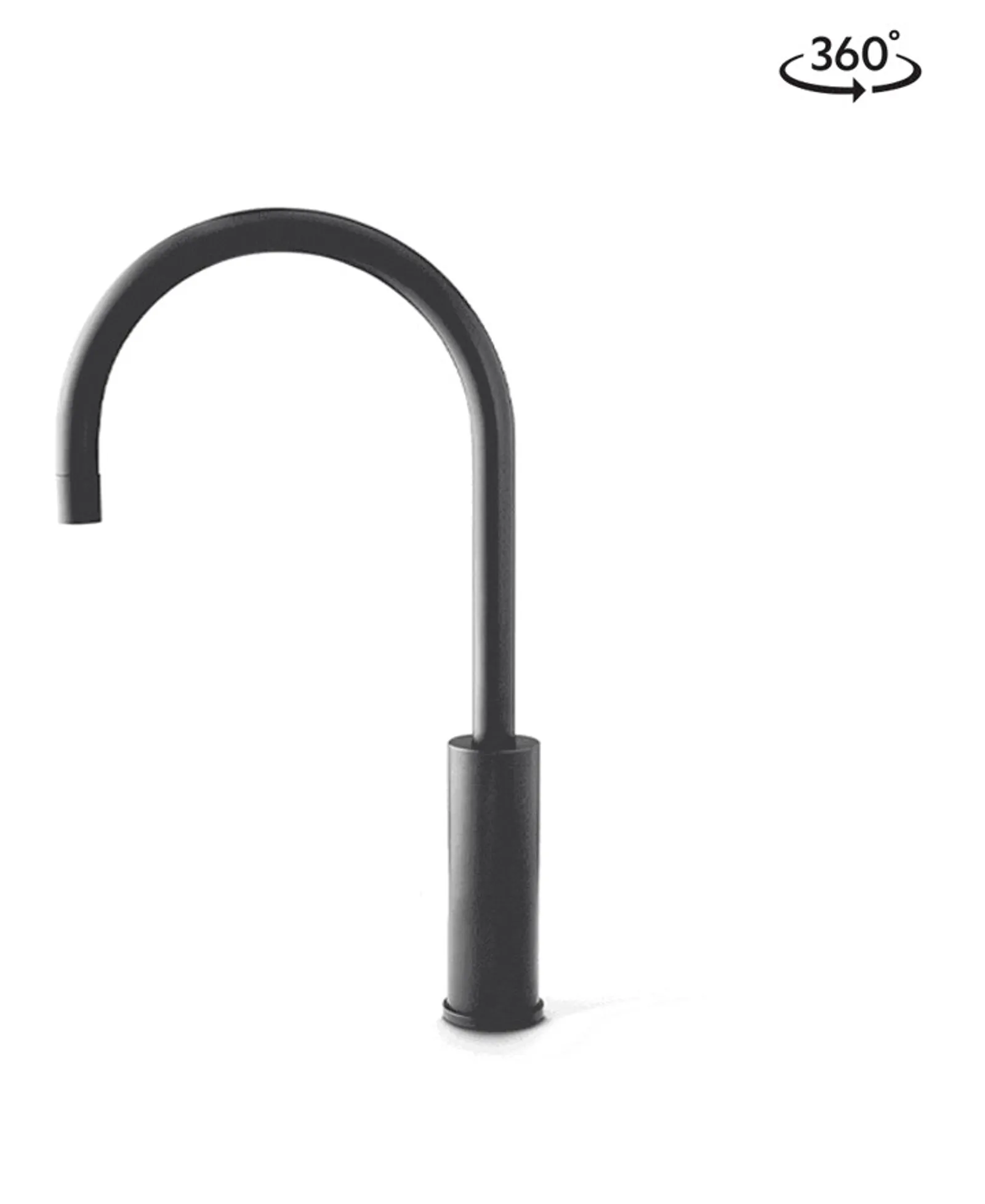 Zip 93879 - Arc Mixer Tap Mains Matte Black