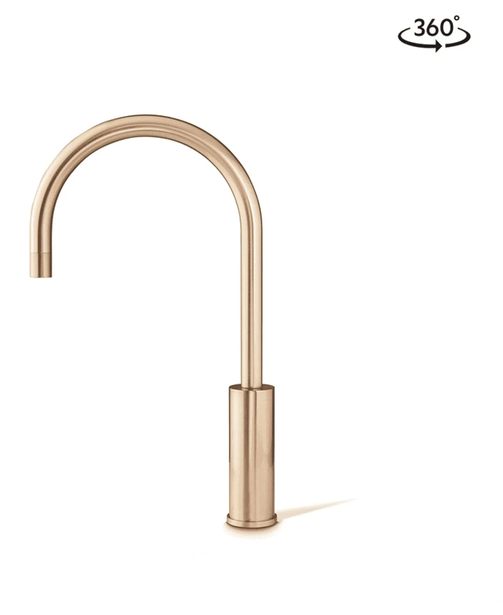 Zip 94278 - Arc Mixer Tap Mains Brushed Rose Gold