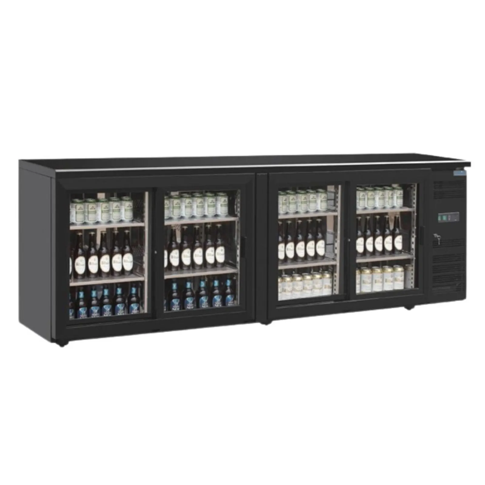 Polar CS103-A U-Series - 4 Door Back Bar Display Cooler