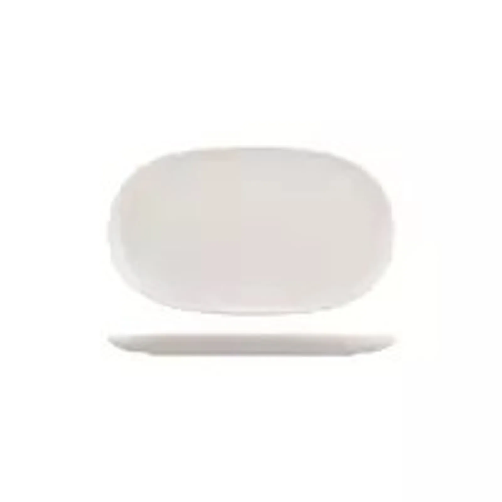 Moda Porcelain 926542 Snow - Oval Coupe Plate	305 x 180mm