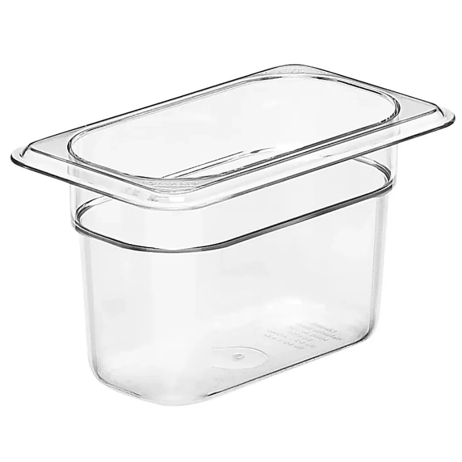 Cambro 94CW135 - Polycarbonate Food Pan 1/9 Size, 100mm Deep - Clear