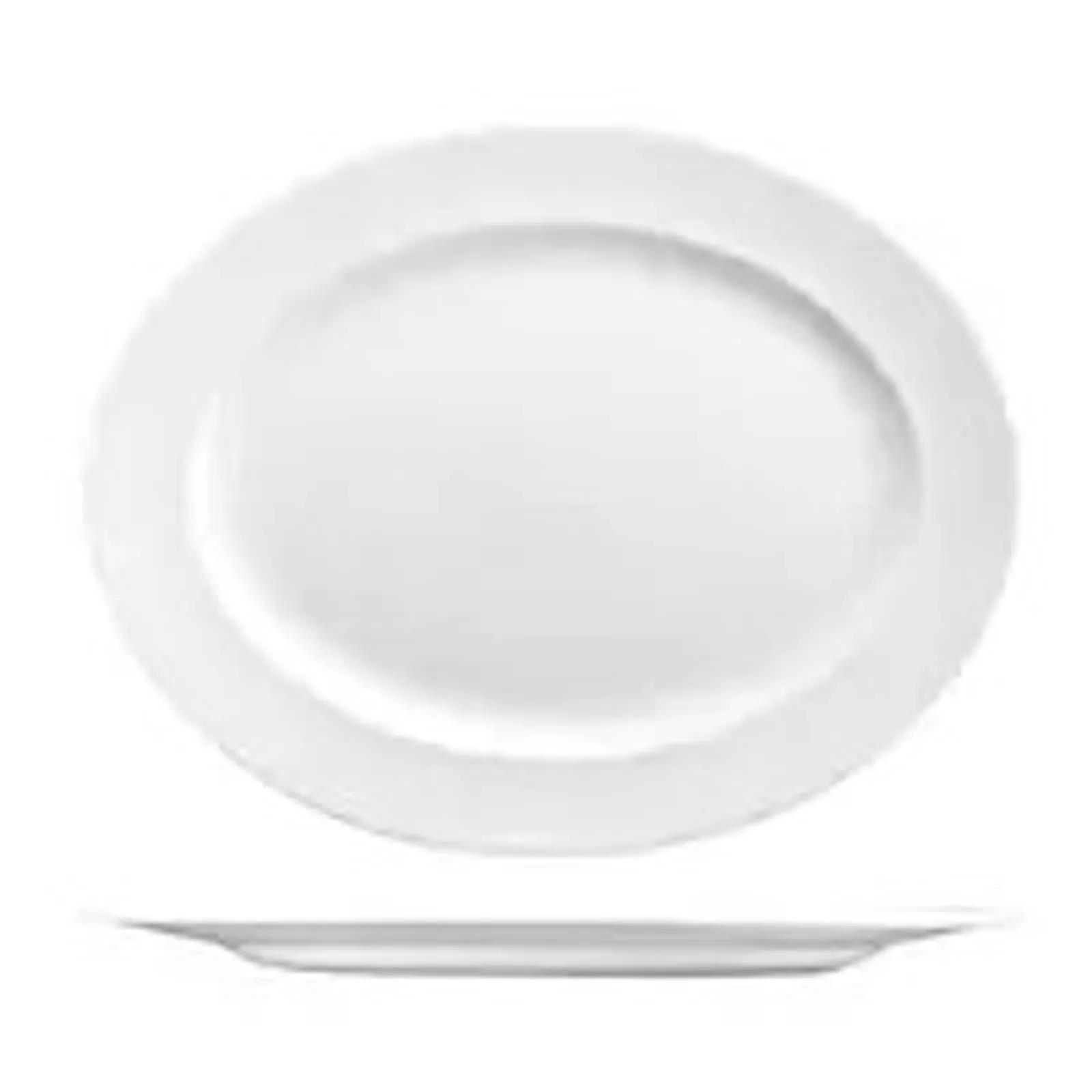 Churchill 9936336 Classic - Oval Plate - Wide Rim	365 x 293mm