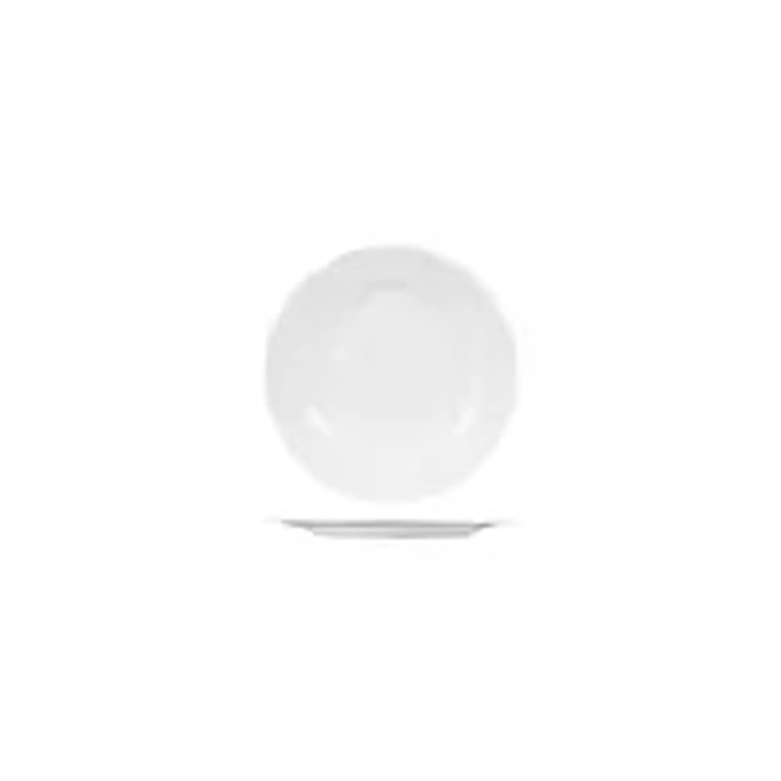 Churchill 9932406 Isla White- Round Wide Rim Plate 170mm