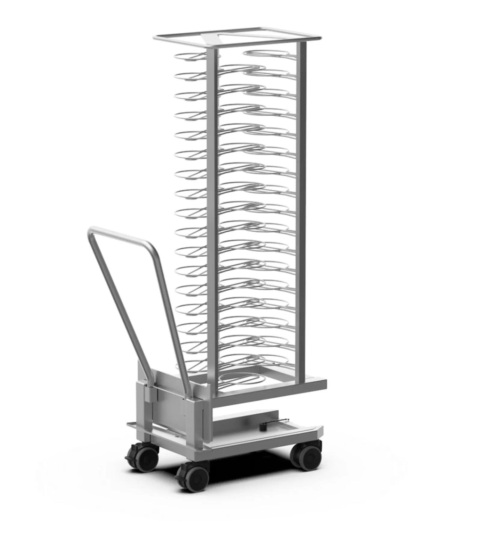 Unox XECTL-051P - QUICK.Plate Corrosion-Resistant AISI 316L Steel Trolley