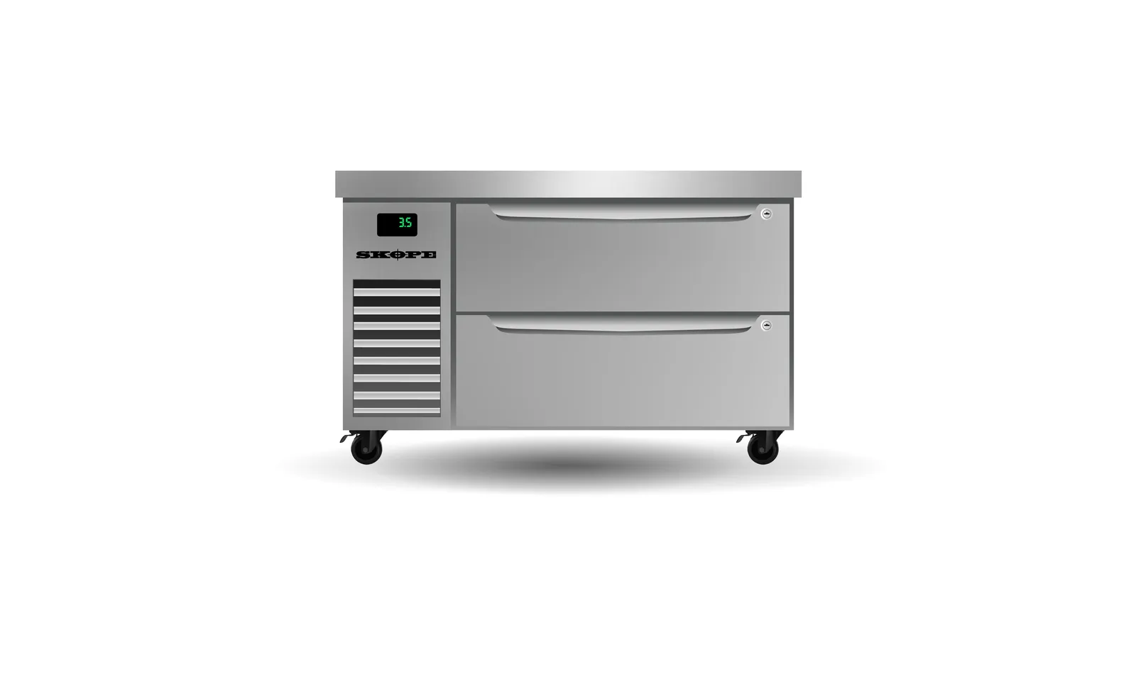 SKOPE ProSpec PG11.CBR.1.D2 - 2 Drawer, 1 Bay ChefBase GN 1/1 Fridge