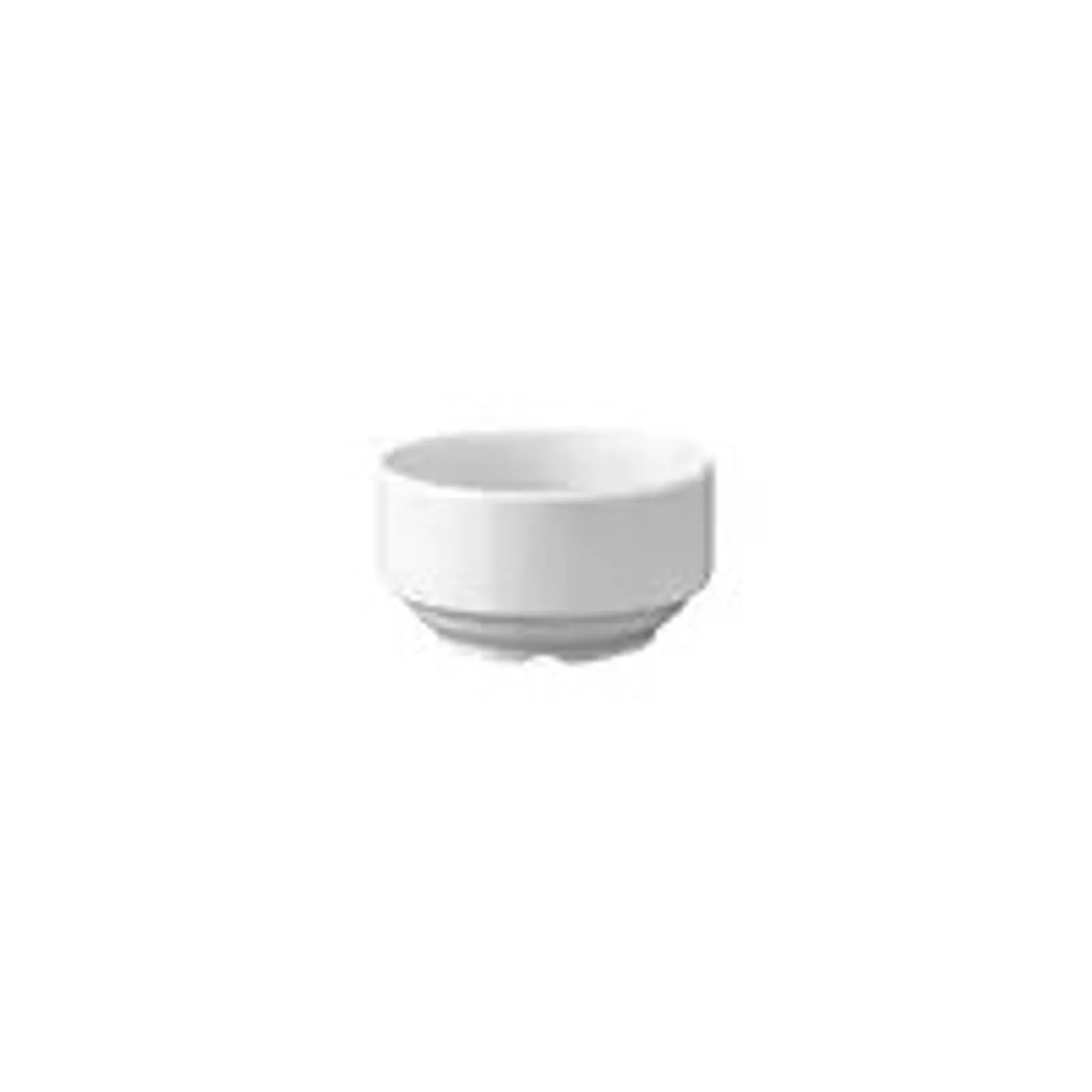 Churchill 9966010 White Holloware - Stackable Consommé Bowl 115mm
