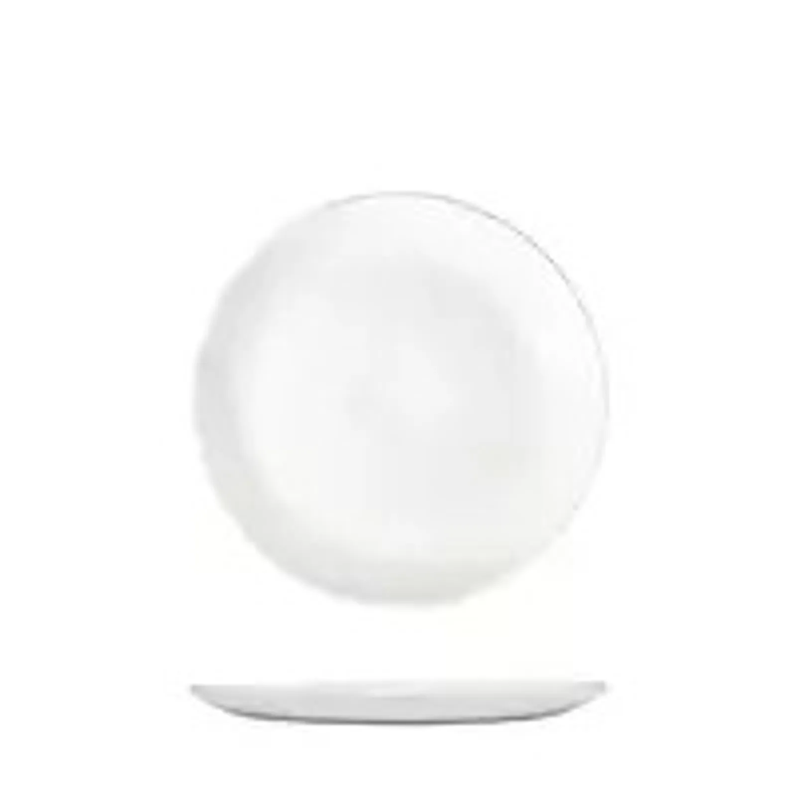 Dudson White 991306 - Organic Coupe Plate 164mm