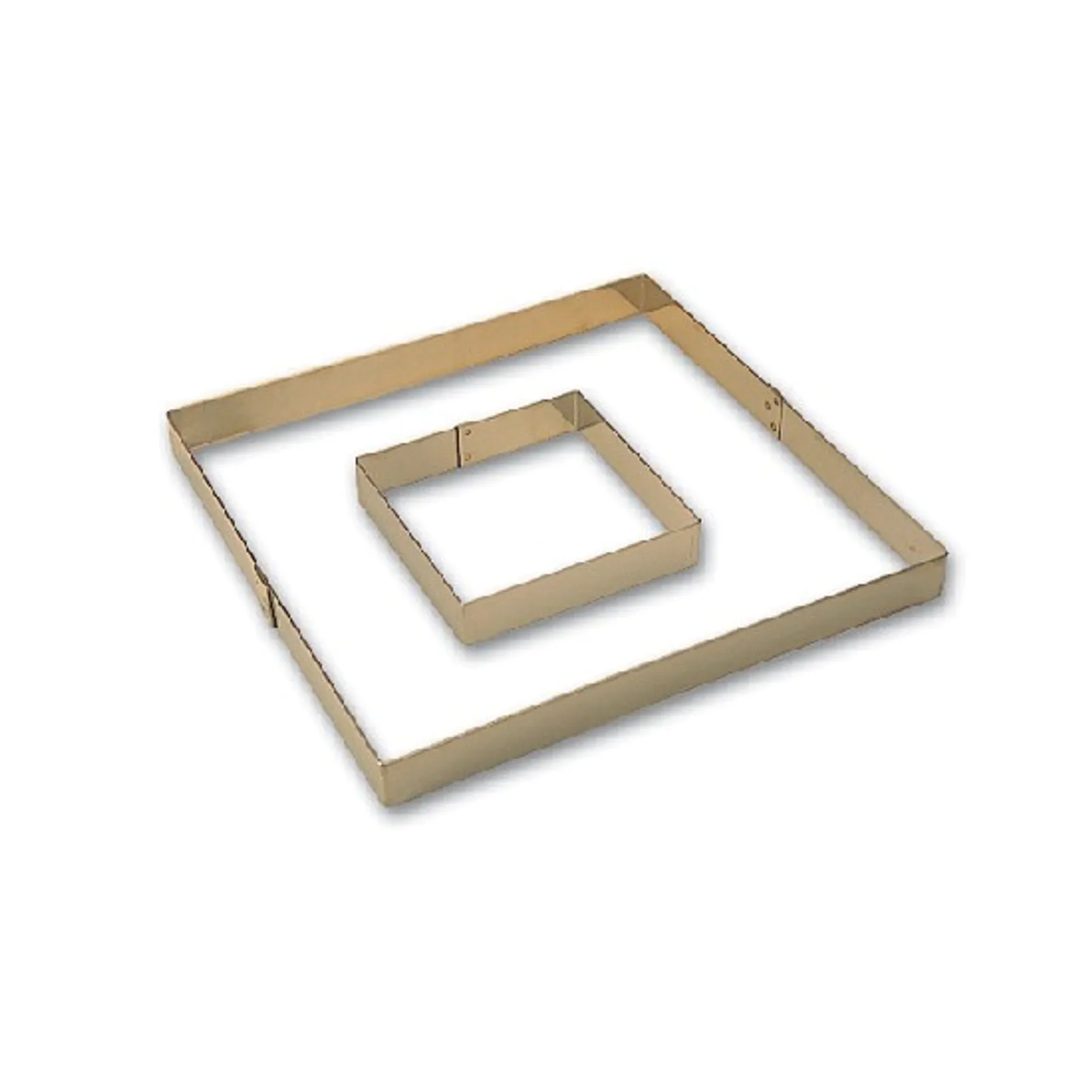 Matfer Bourgeat 371112 - Square Cake Frame Stainless Steel - 380x380x35