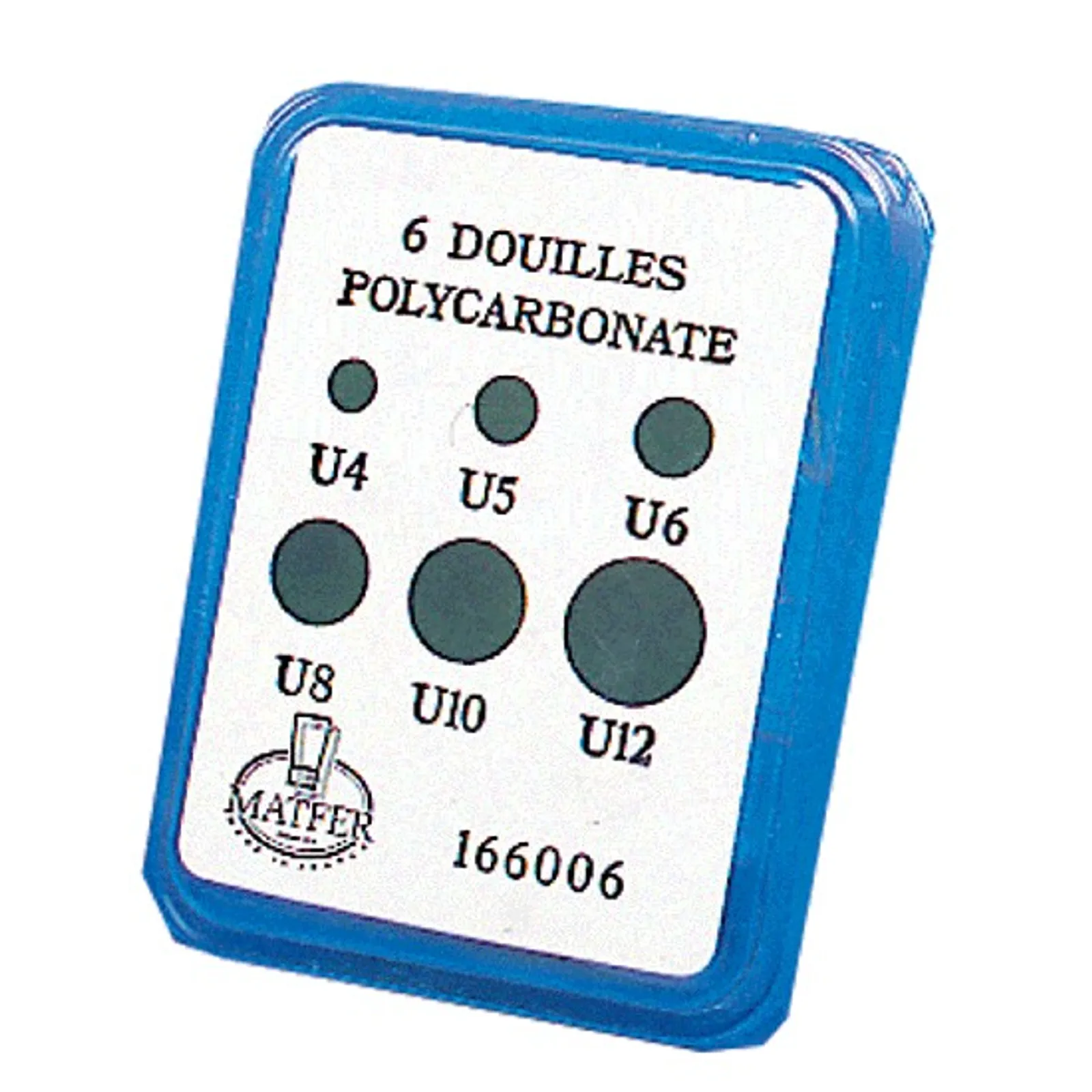 Matfer Bourgeat 166006 - Plain Piping Tubes (set of 6)