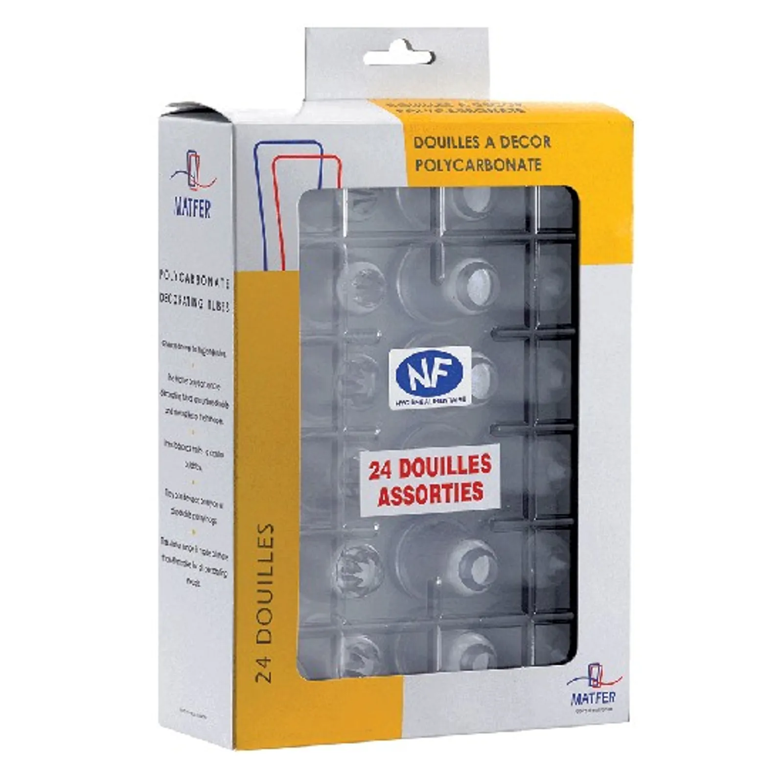 Matfer Bourgeat 166003 - Various Piping Tubes (set of 24)