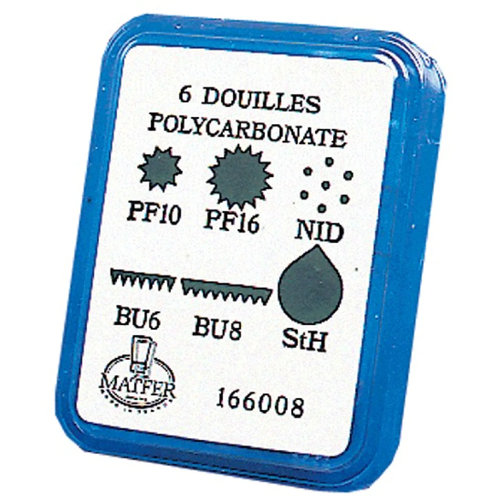 Matfer Bourgeat 166008 - Various Piping Tubes (set of 6)