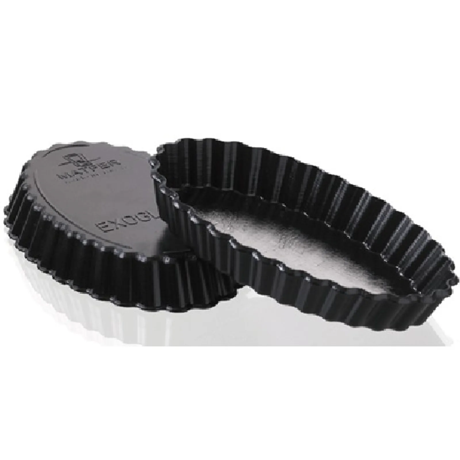 Matfer Bourgeat 345202 - Fluted Oval Tartlette PK12