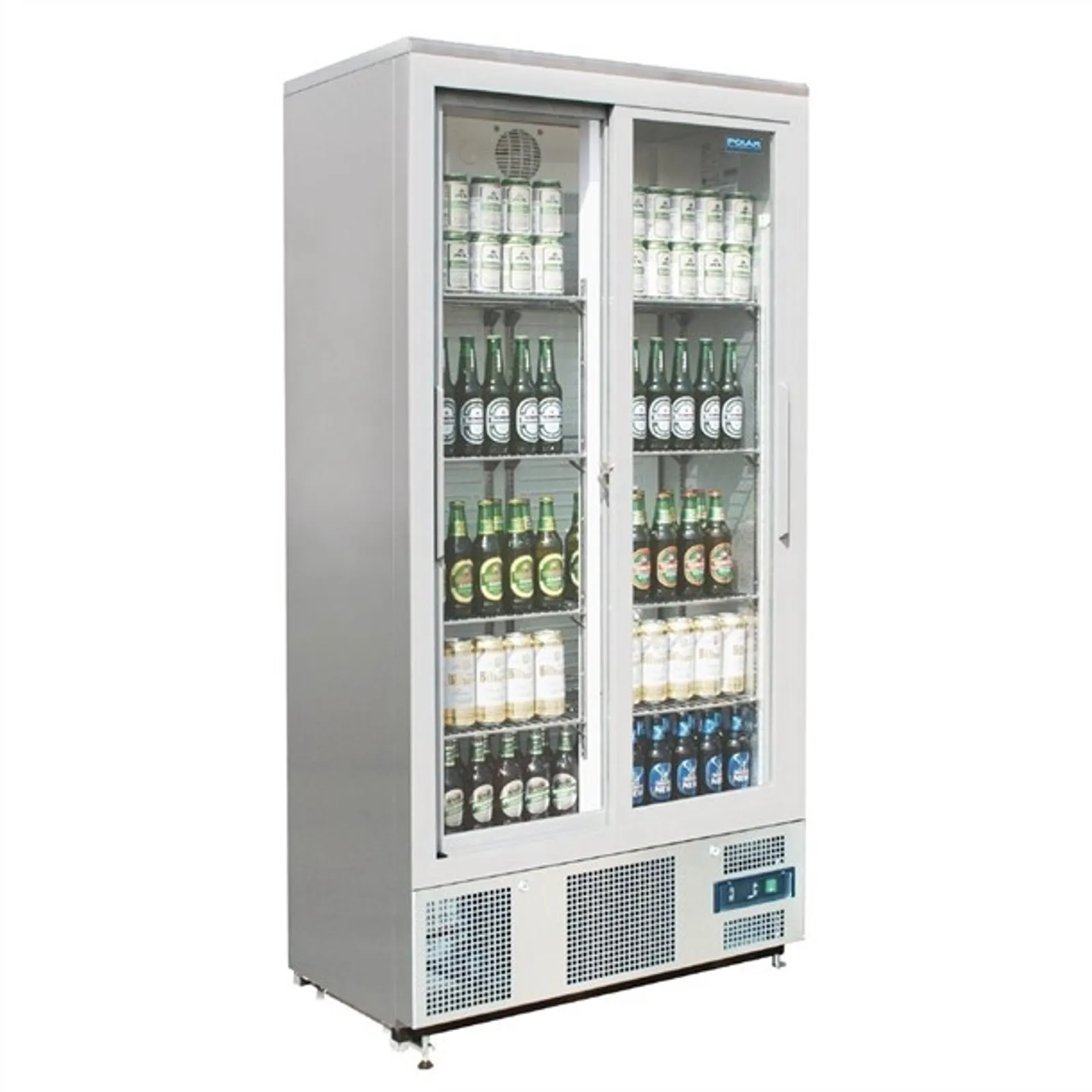 Polar CK478-A G-Series - Sliding Door Upright Bar Fridge 490Ltr
