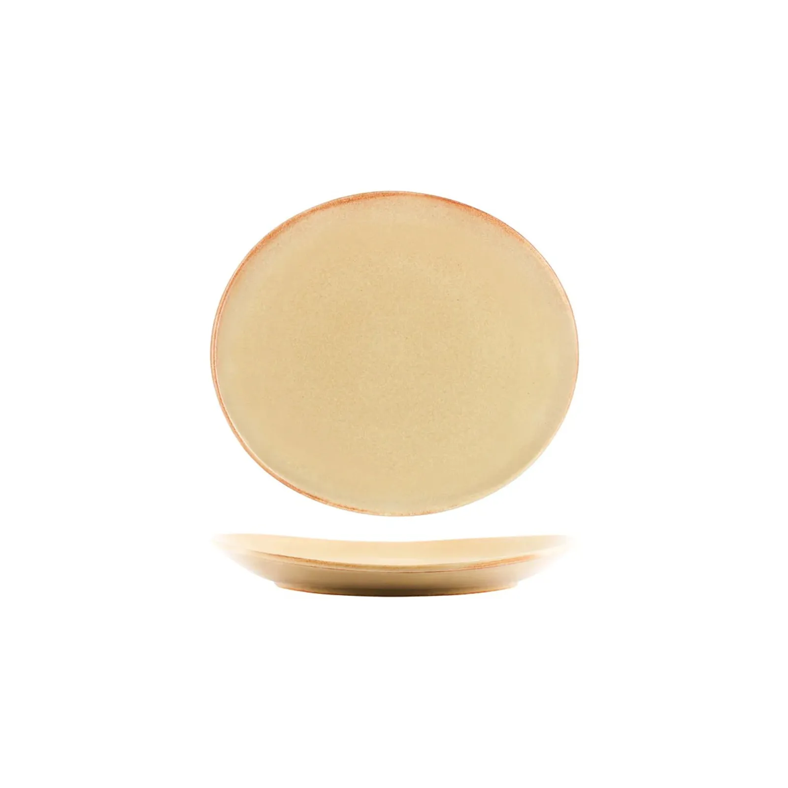 Tablekraft 98330 - Artistica Flame Oval Plate 210x190mm