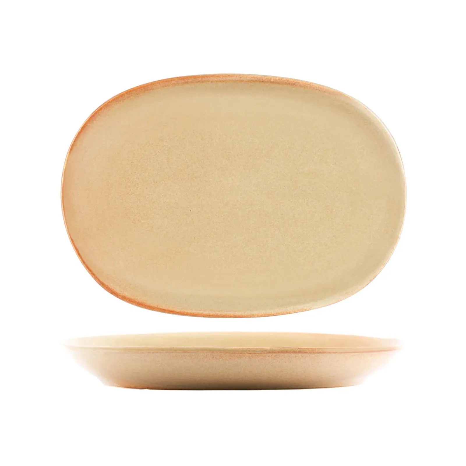 Tablekraft 98370 - Artistica Flame Oval Serving Platter 305x210mm