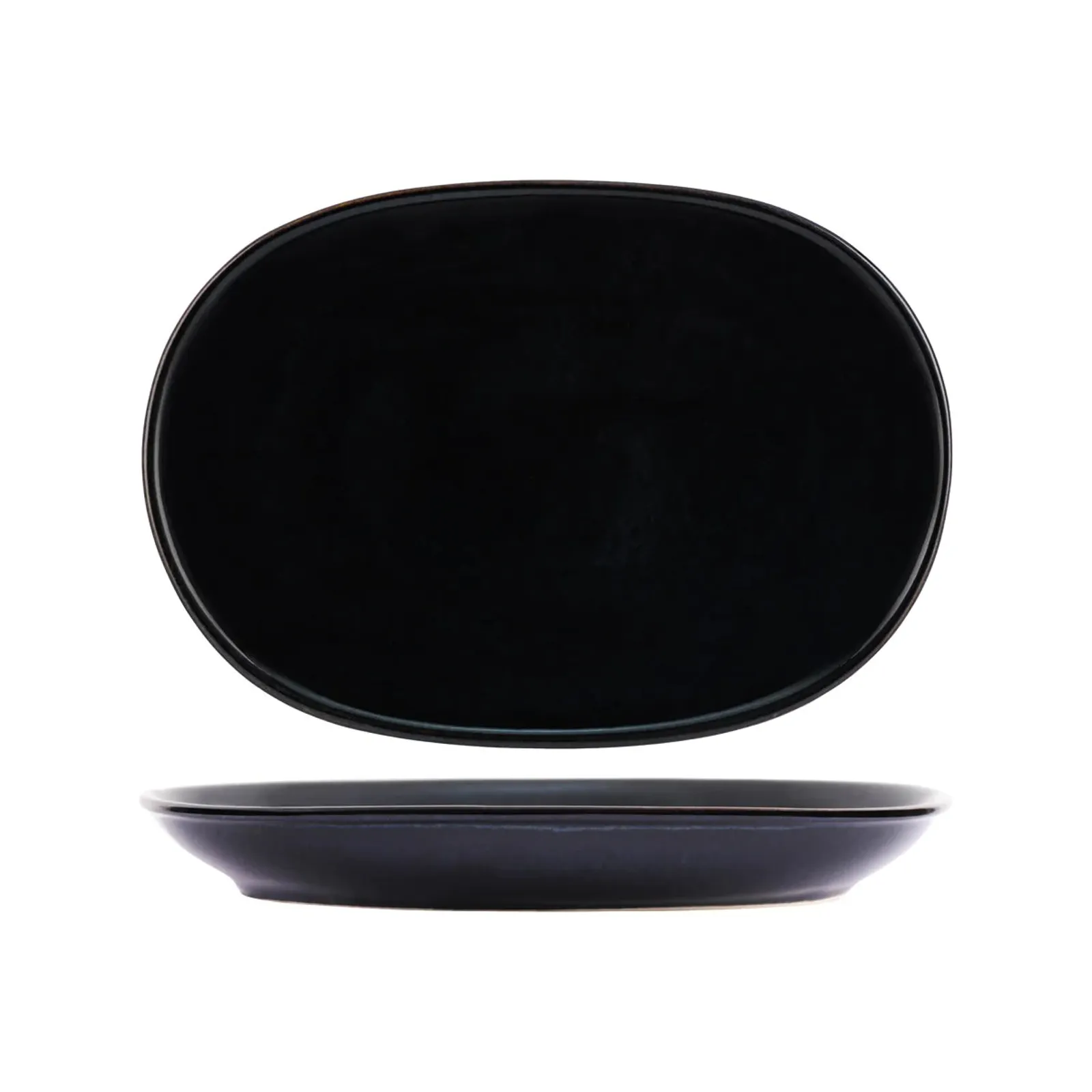 Tablekraft 98748 - Artistica Midnight Blue Oval Serving Platter 305x210mm
