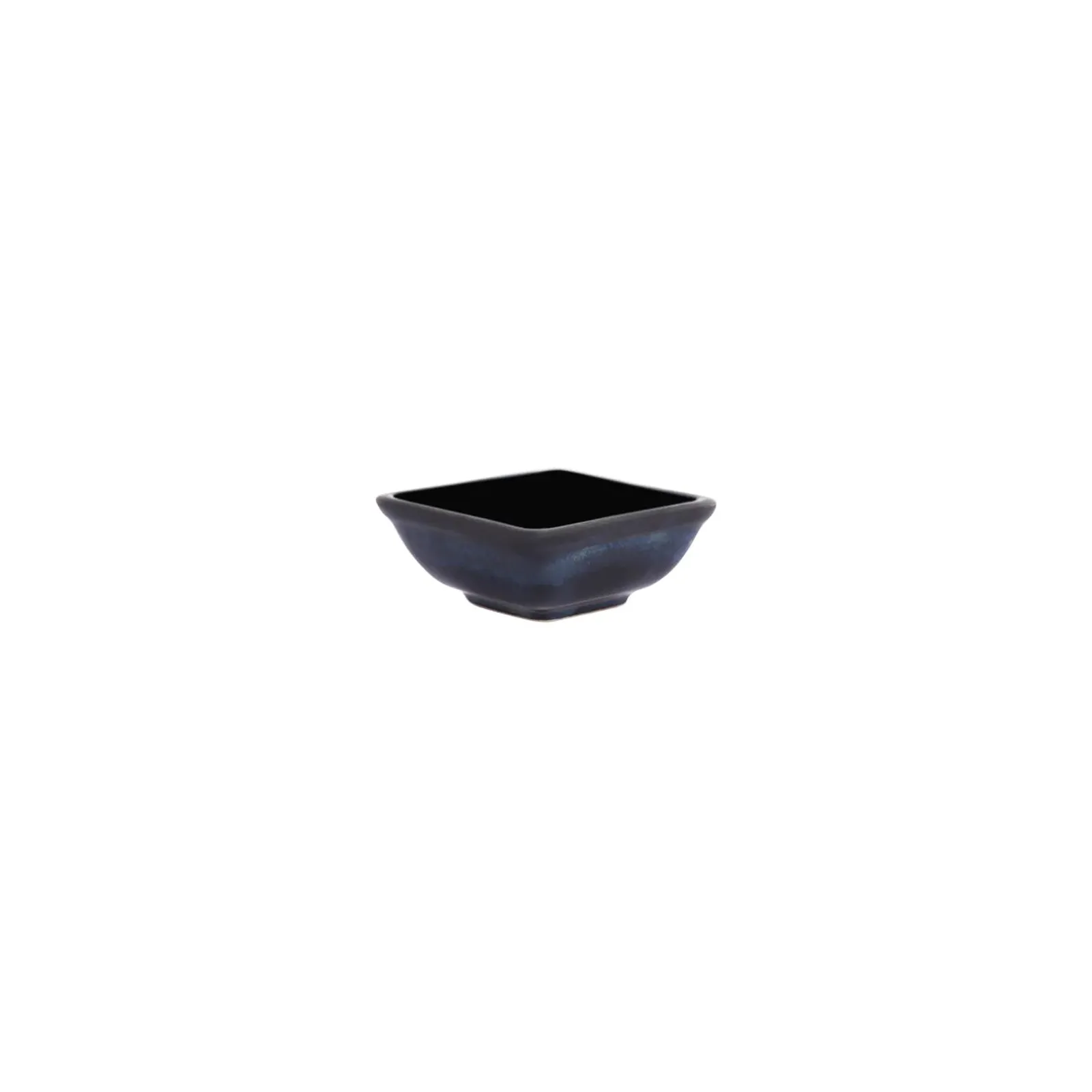 Tablekraft 98707 - Artistica Midnight Blue Square Sauce Dish 80mm