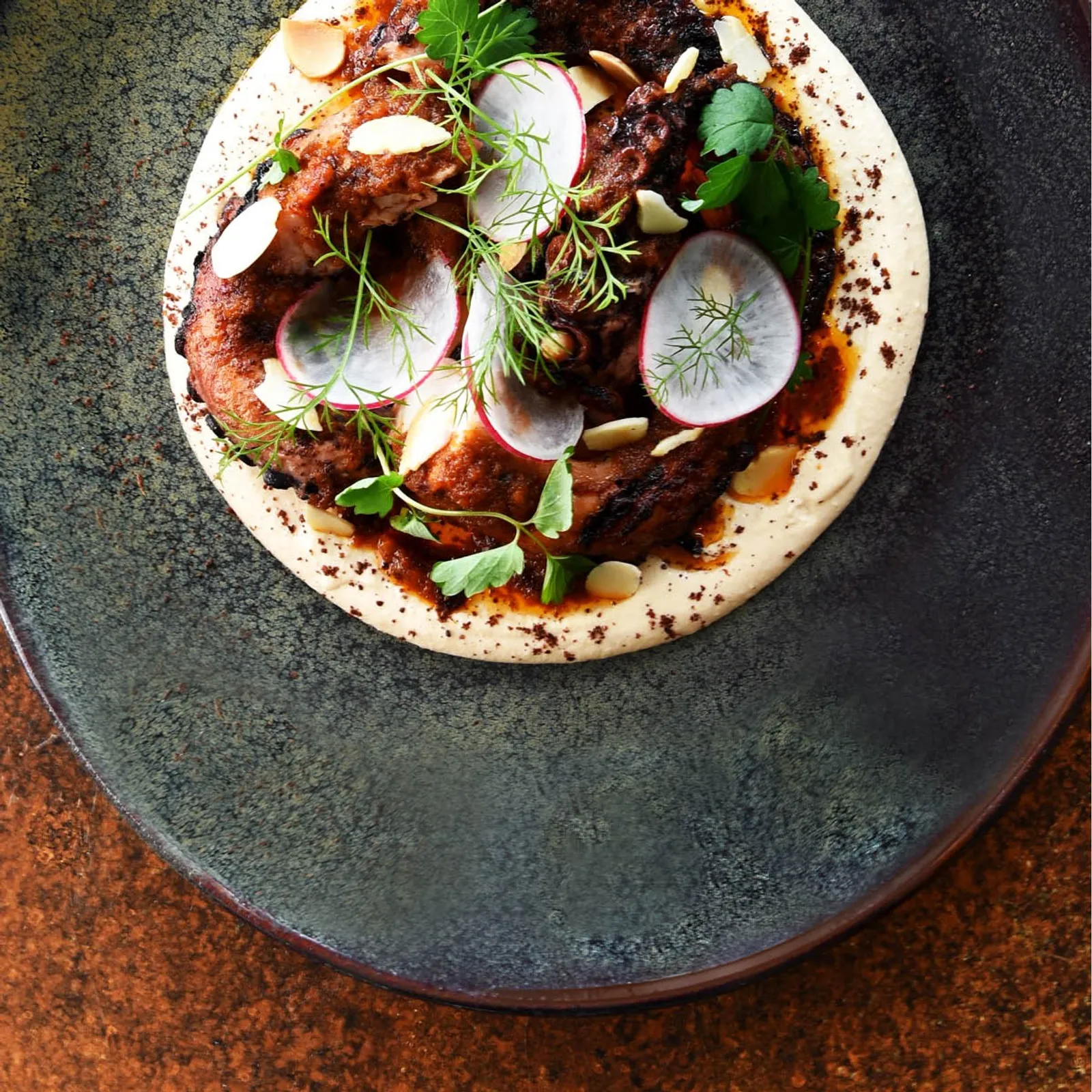 Tablekraft 98830 - Artistica Reactive Brown Round Plate 190mm