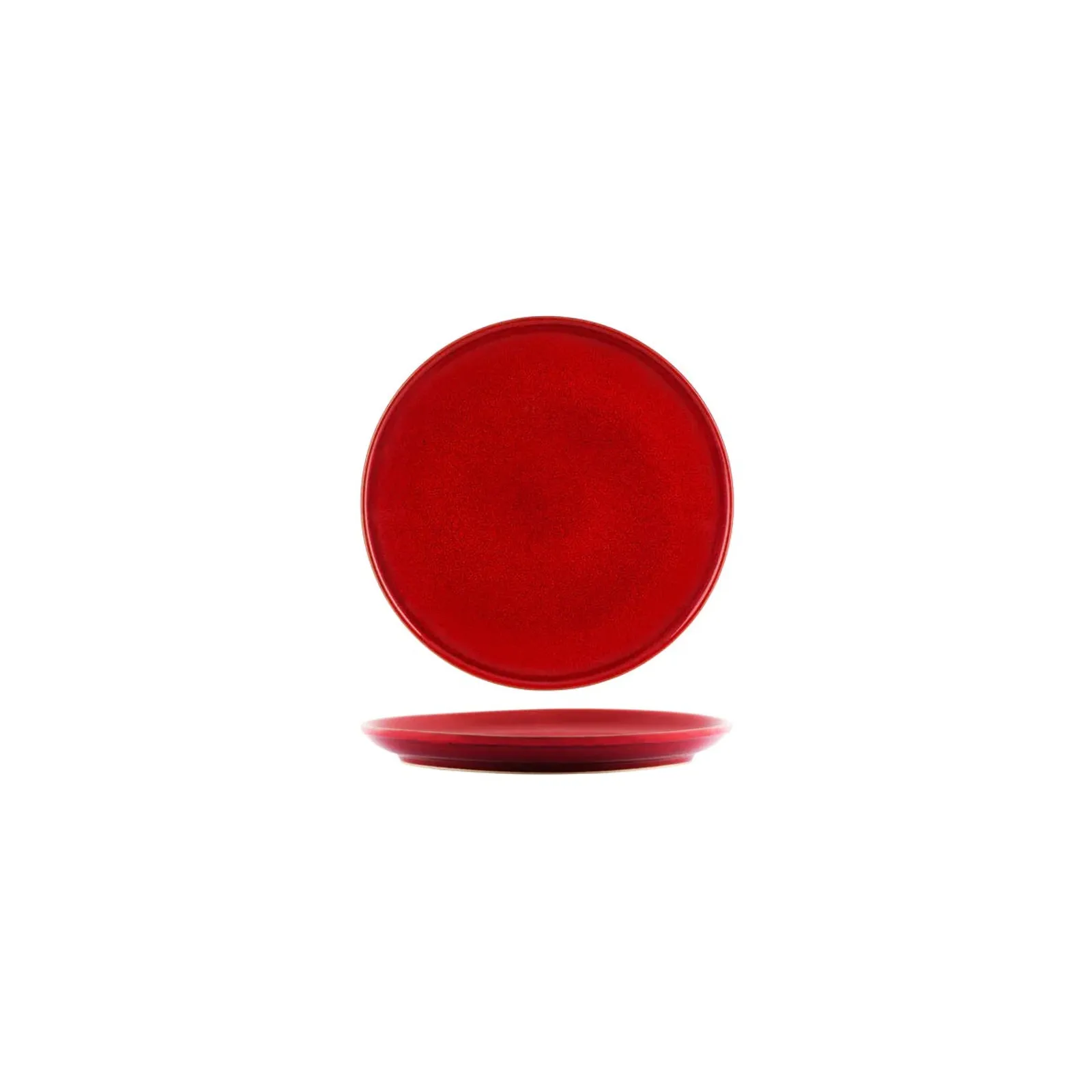 Tablekraft 98225 - Artistica Reactive Red Round Plate 190mm