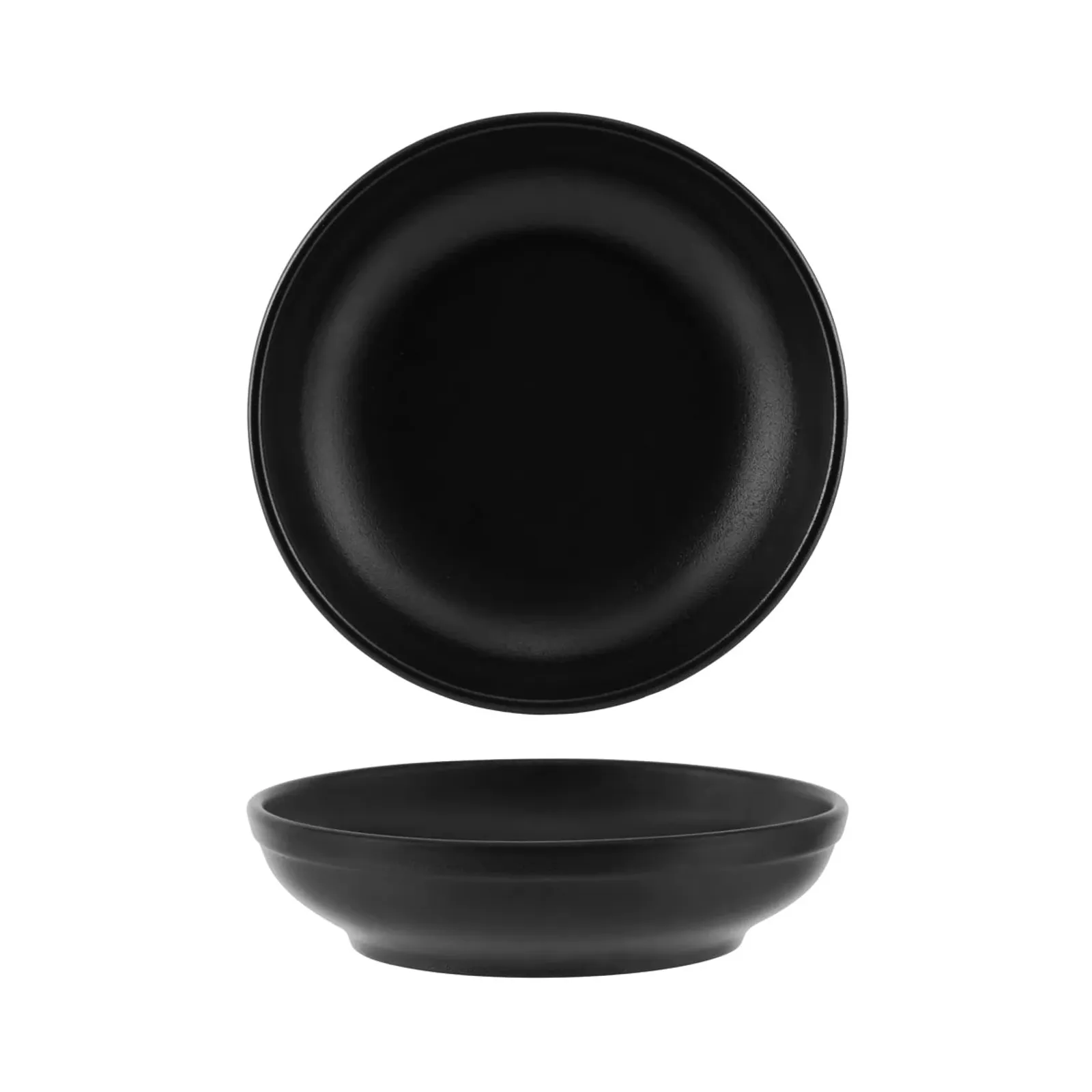 Tablekraft 909550 - Black Round Flared Bowl 230mm