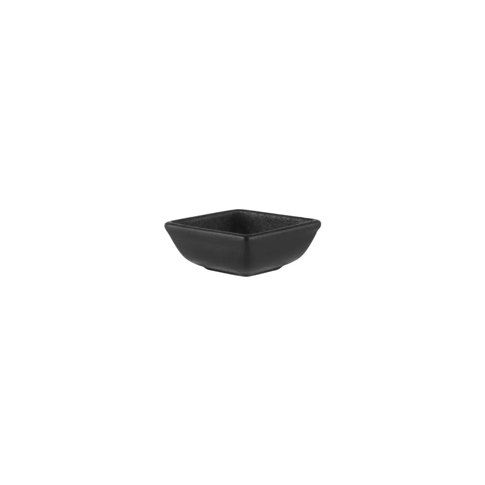 Tablekraft 909593 - Black Square Sauce Dish 80mm