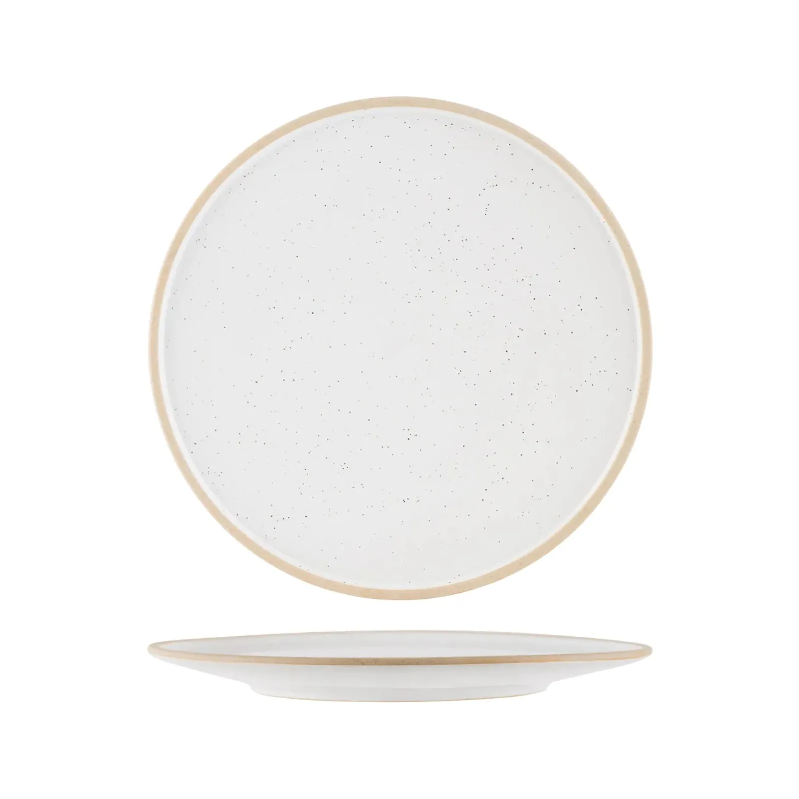 Tablekraft 908511 - Soho White Pebble Round Plate 290mm