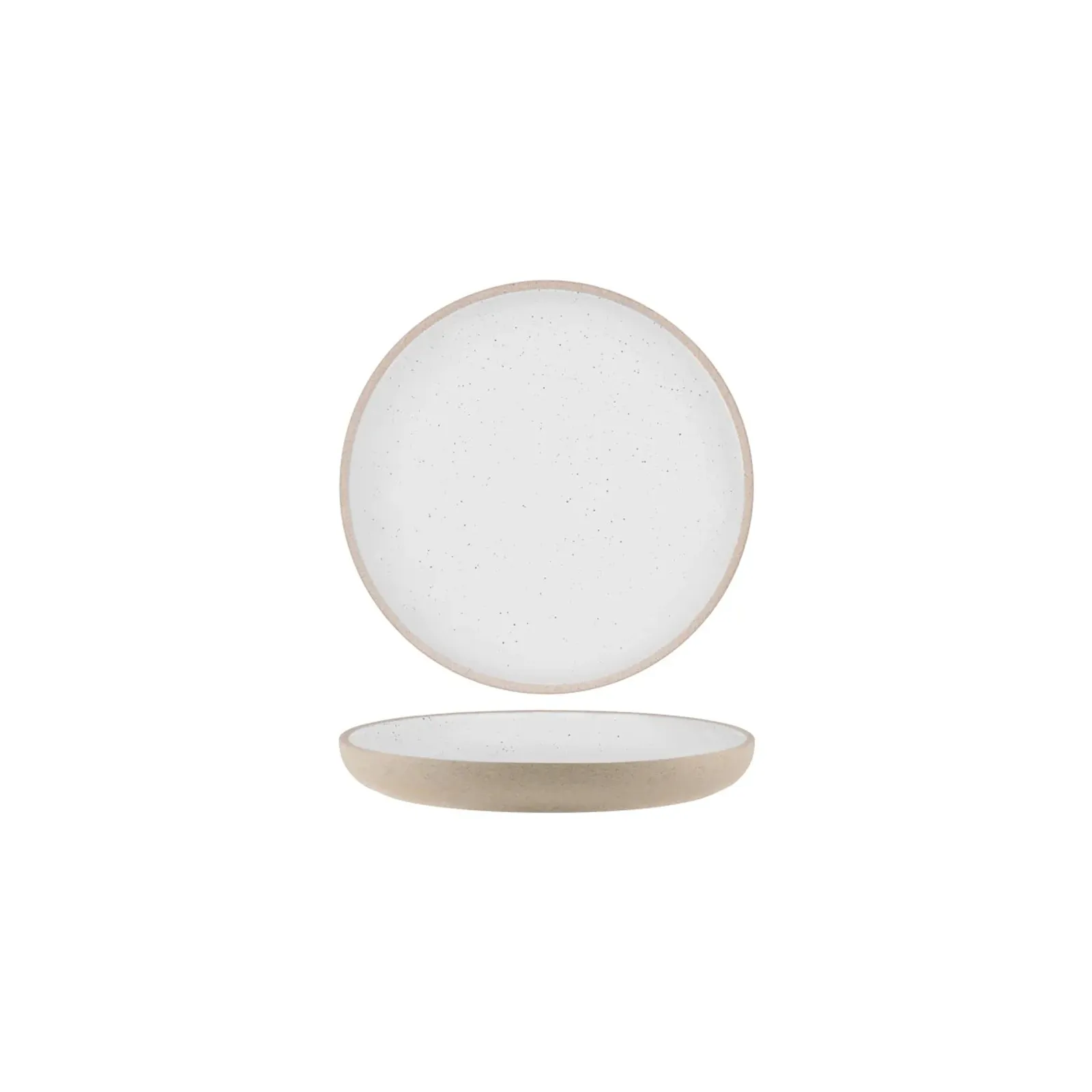 Tablekraft 908534 - Soho White Pebble Round Deep Coupe Plate 235mm