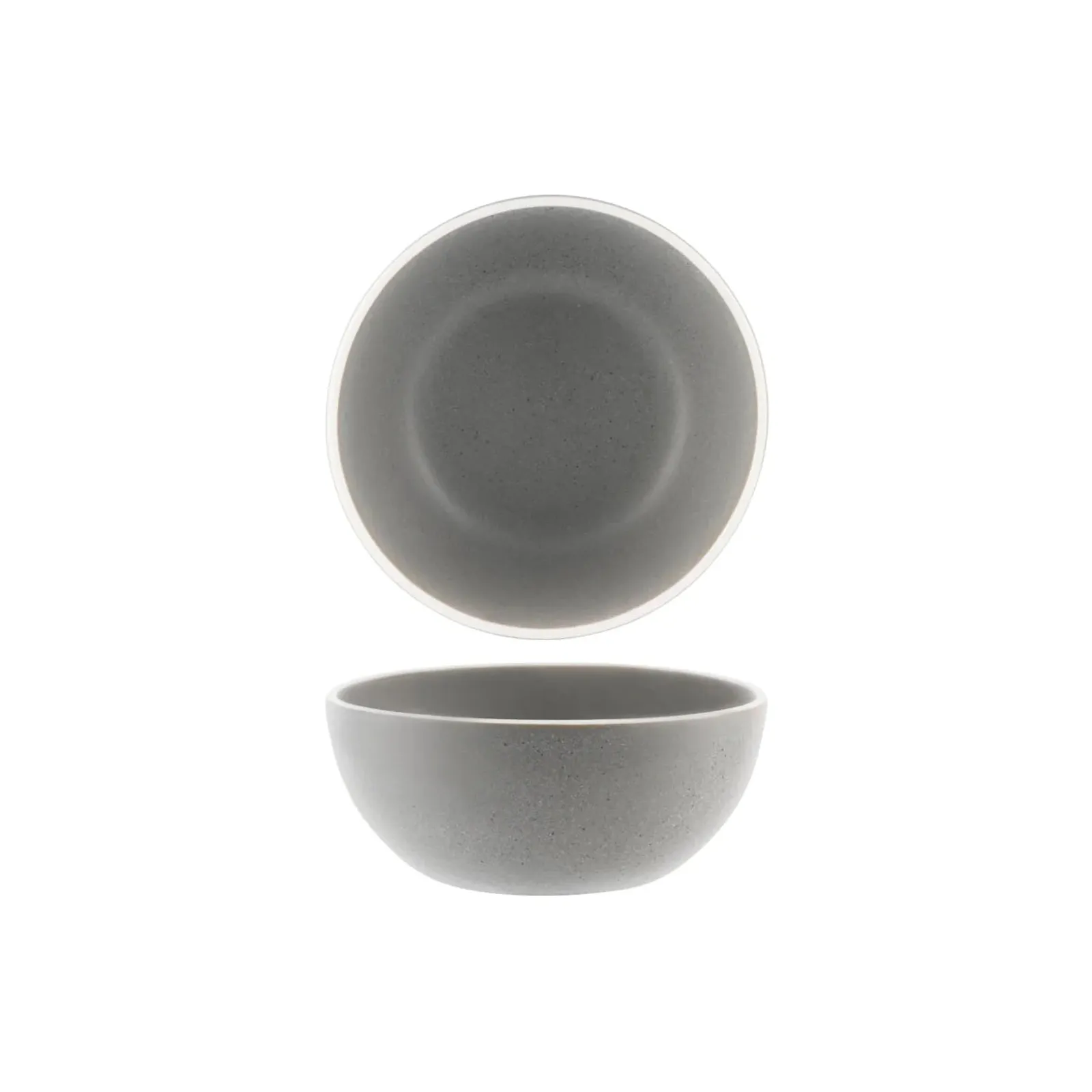 Tablekraft 908016 - Urban Grey Round Deep Bowl 153mm