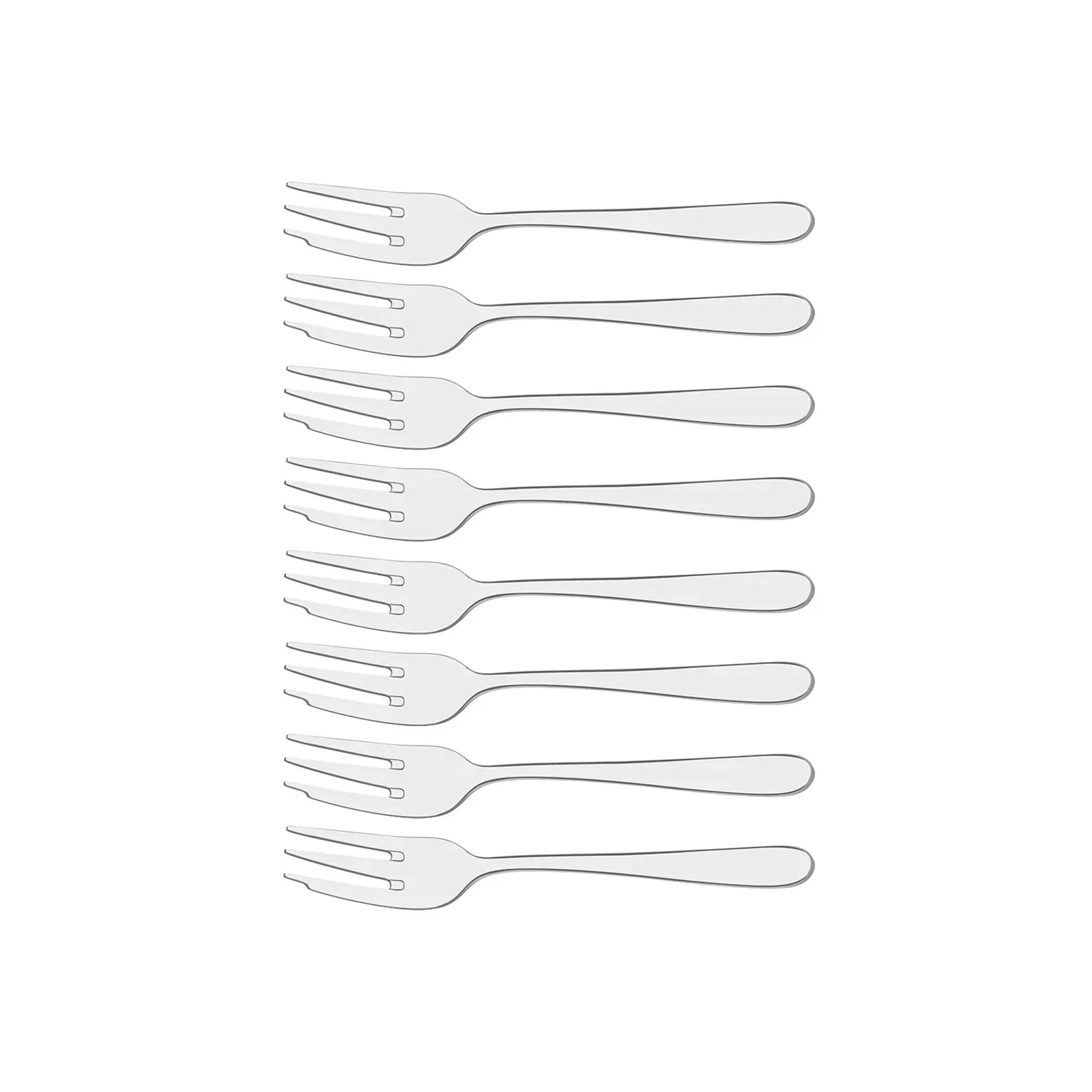 Tablekraft 12600-103 - Aero Dawn Cake Fork Set 8pc 135mm
