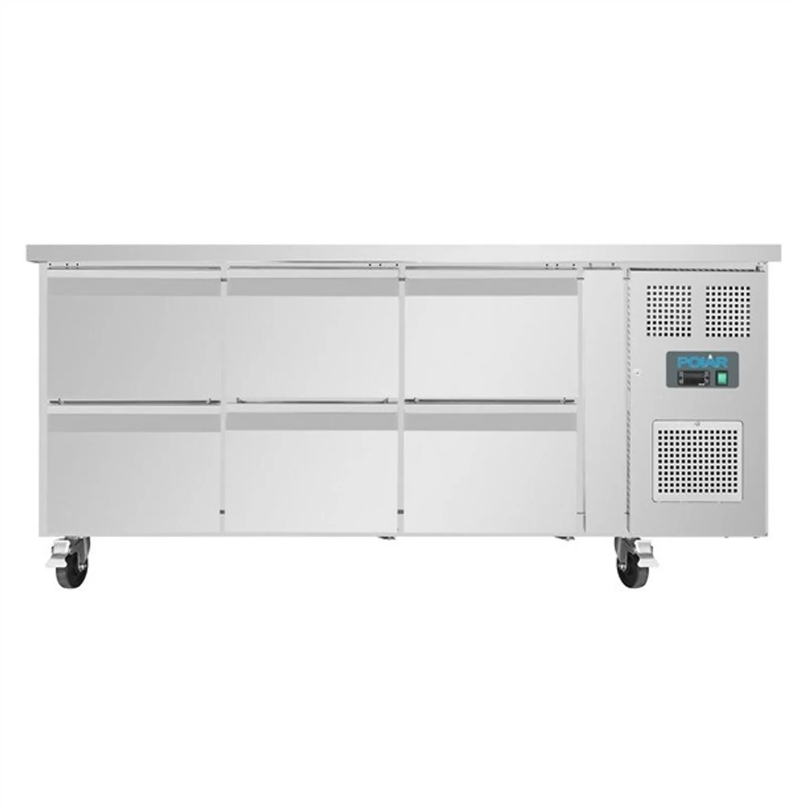 Polar DA548-A U-Series - 6 Drawer Gastronorm Counter Fridge