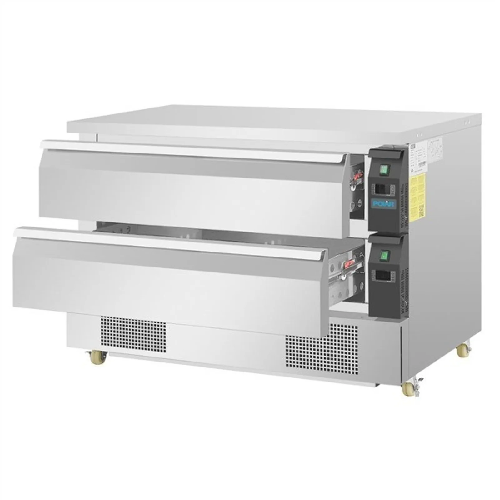 Polar DA997-A U-Series - Double Drawer Counter Fridge Freezer 6xGN