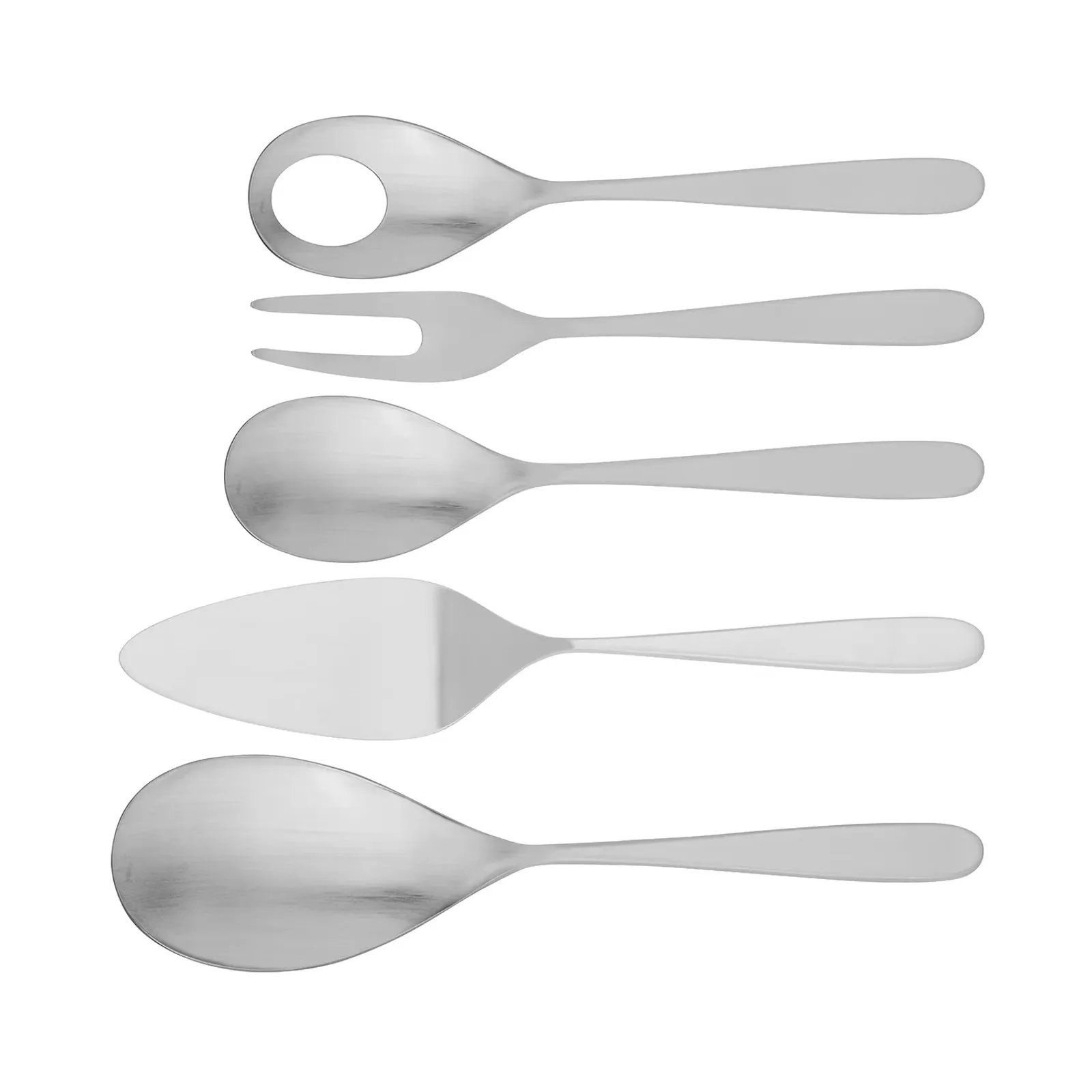 Tablekraft 20001-5 - Alaska Satin Serving Set 5pc 223mm