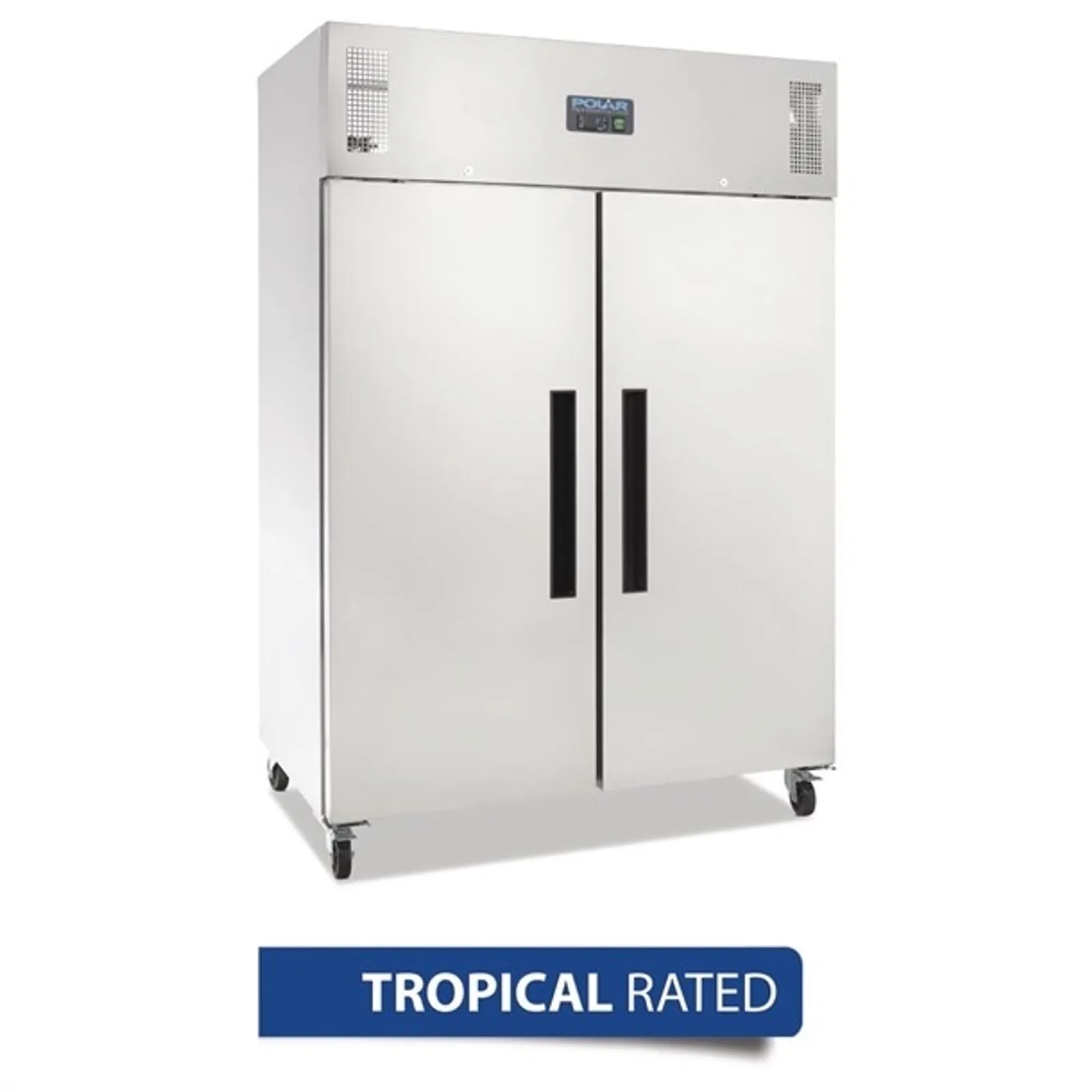 Polar DL895-A G-Series - 2 Door Upright Fridge Stainless Steel 1200Ltr