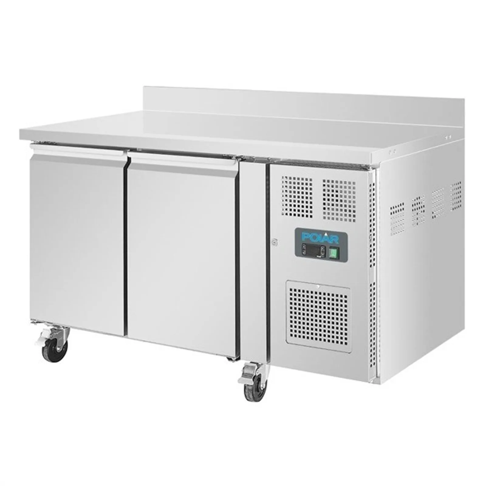 Polar DL916-A U-Series - 2 Door Counter Freezer with Upstand 282Ltr