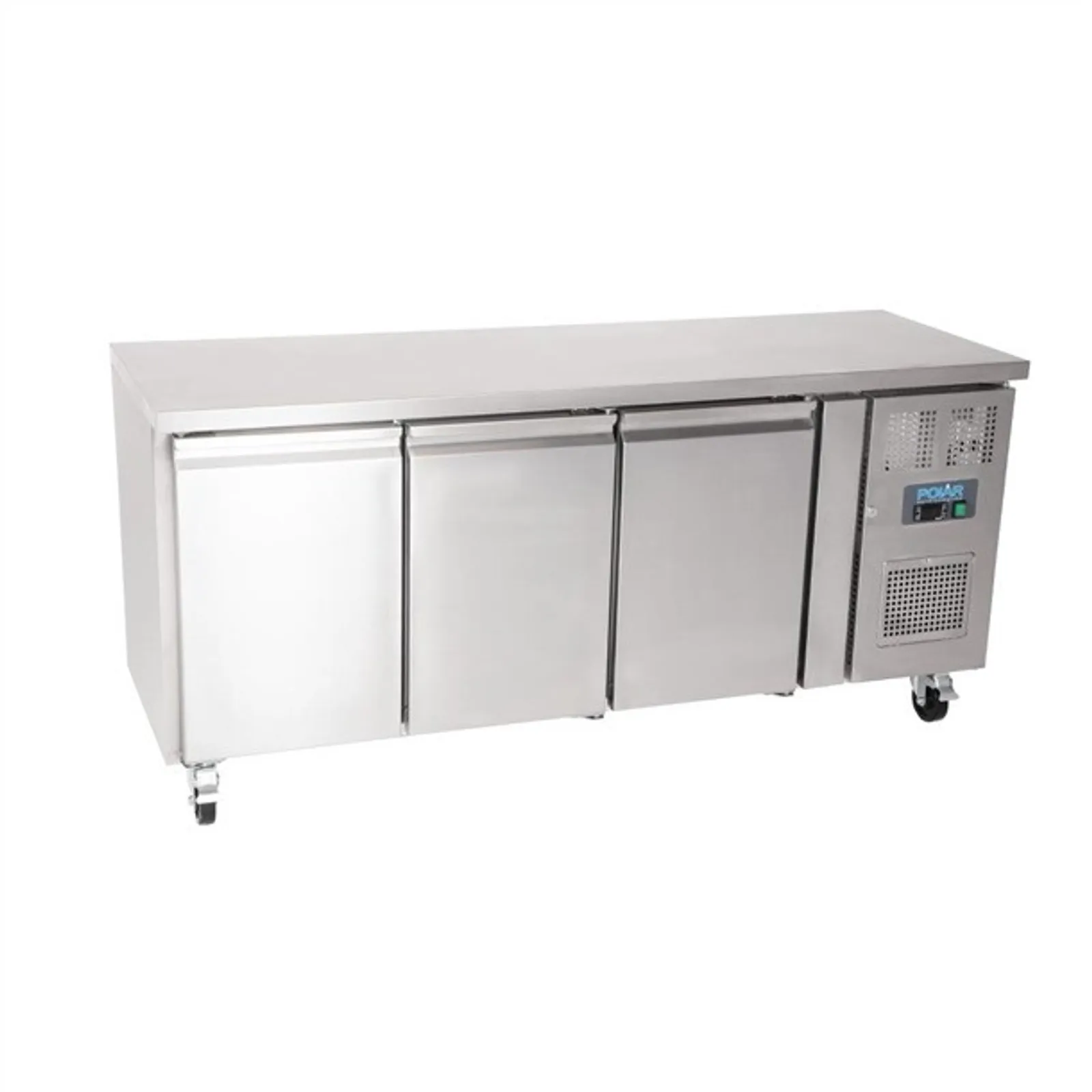 Polar G378-A U-Series - 3 Door Counter Fridge 339Ltr