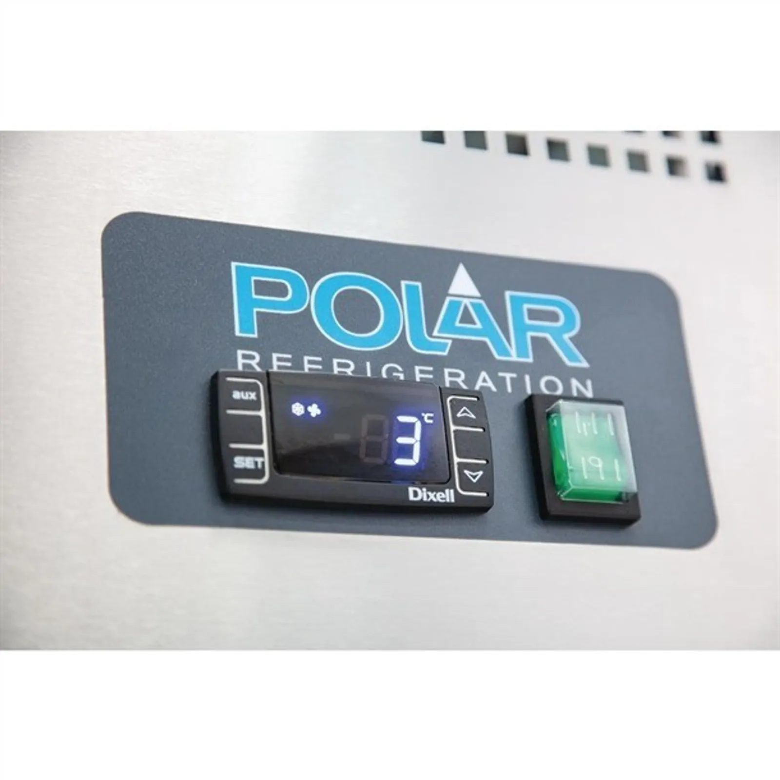 Polar G378-A U-Series - 3 Door Counter Fridge 339Ltr